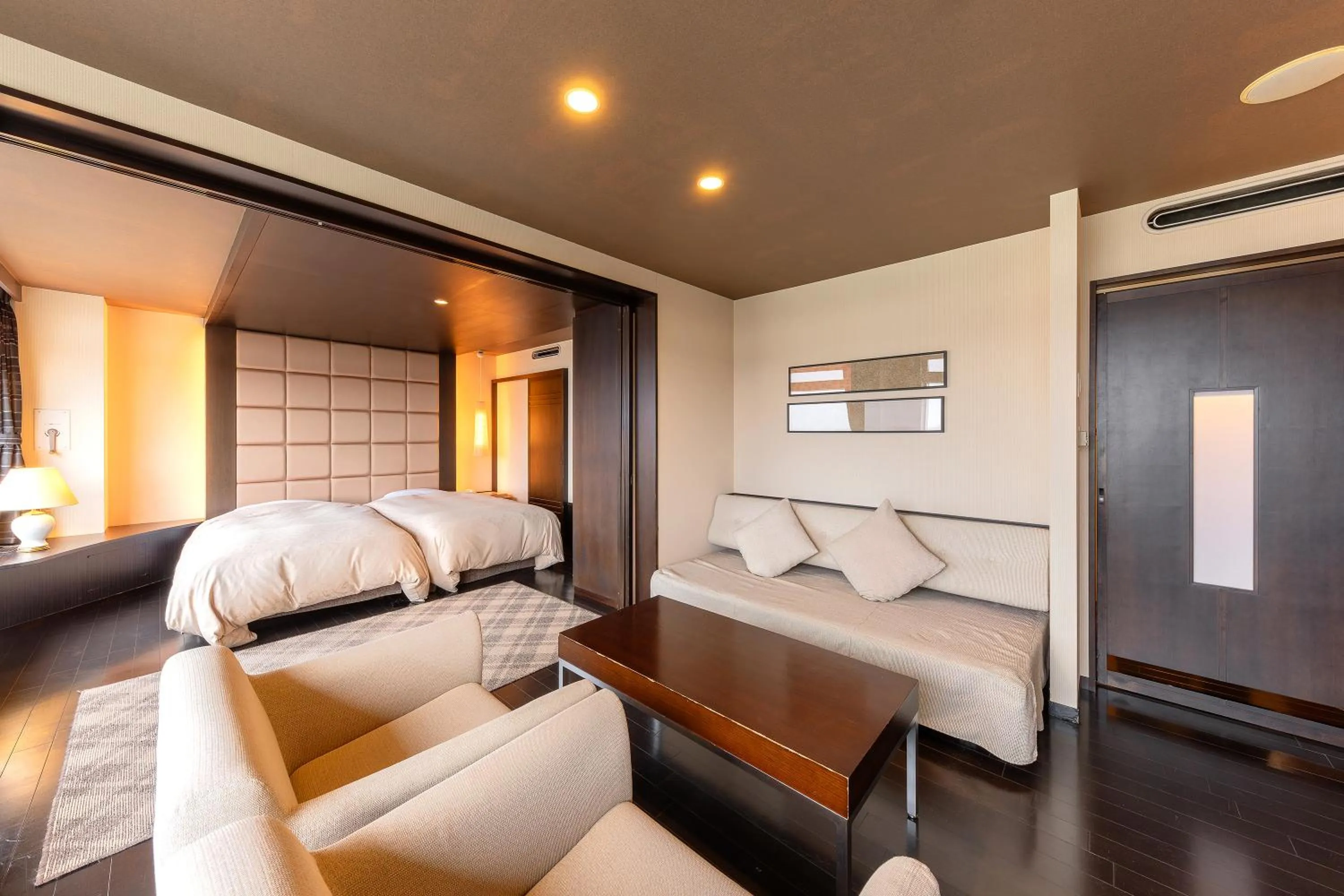 Photo of the whole room, Bed in Kitahiroshima Classe Hotel