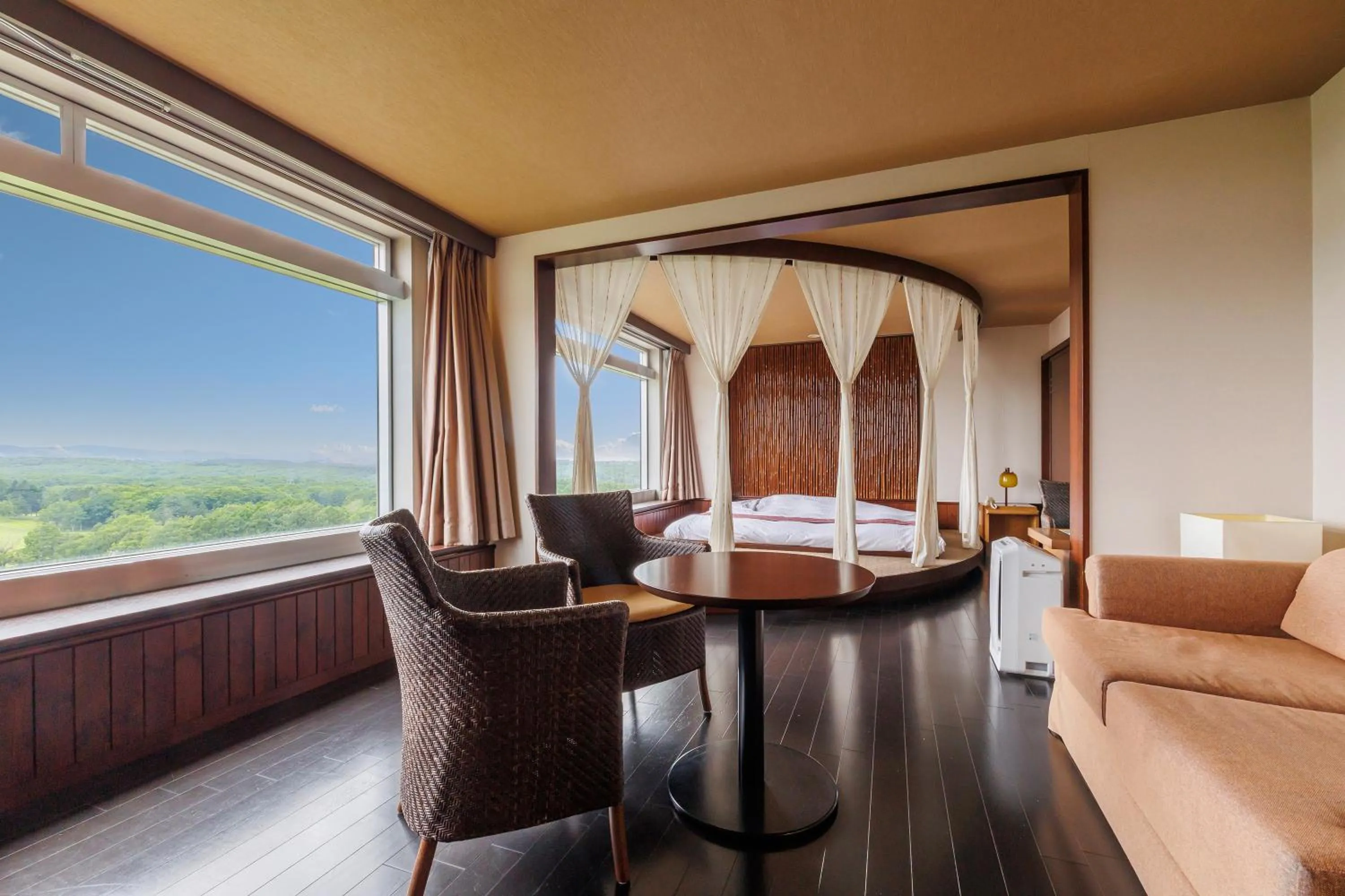 Photo of the whole room, Bed in Kitahiroshima Classe Hotel