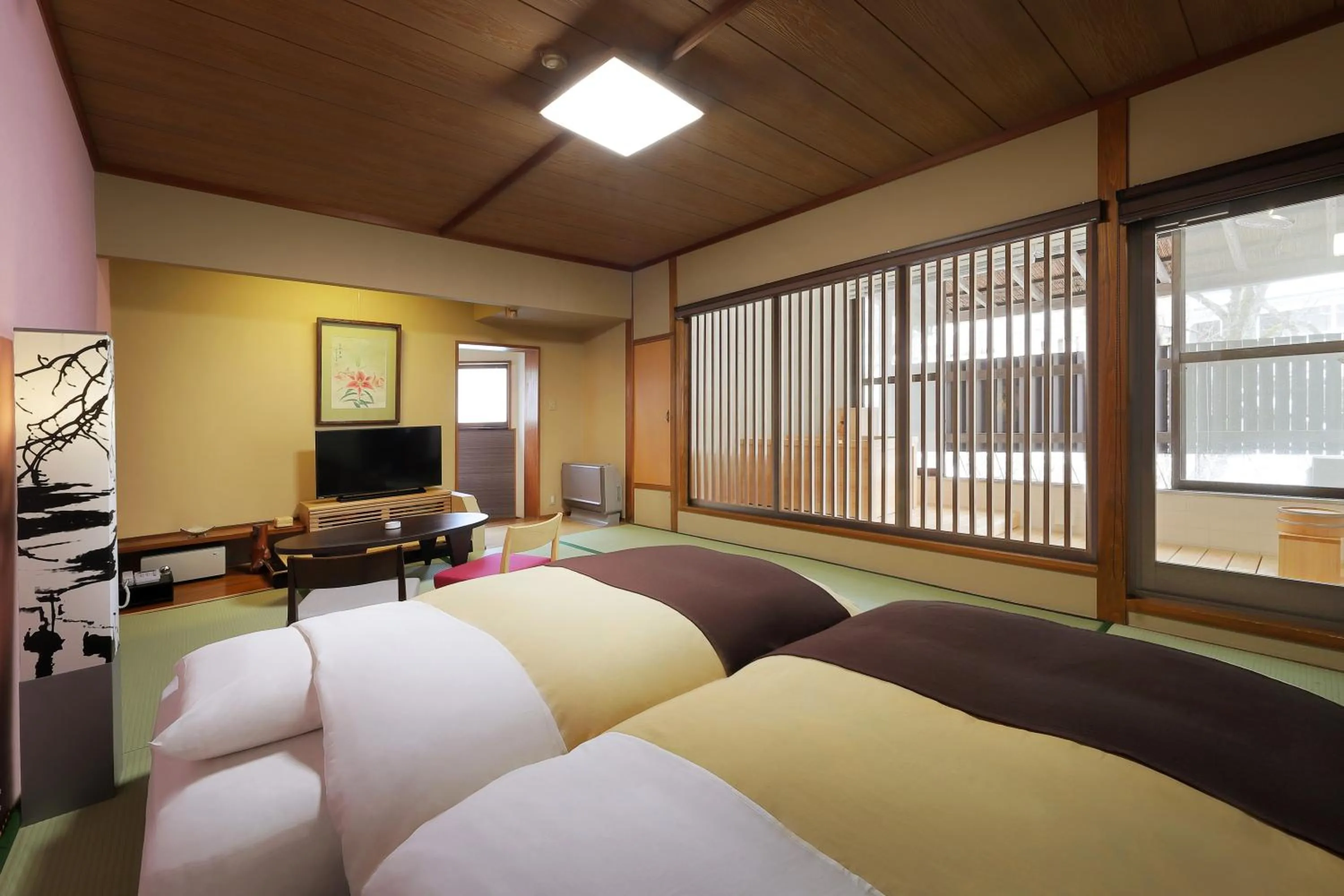 Bed in Yamayuri no Yado