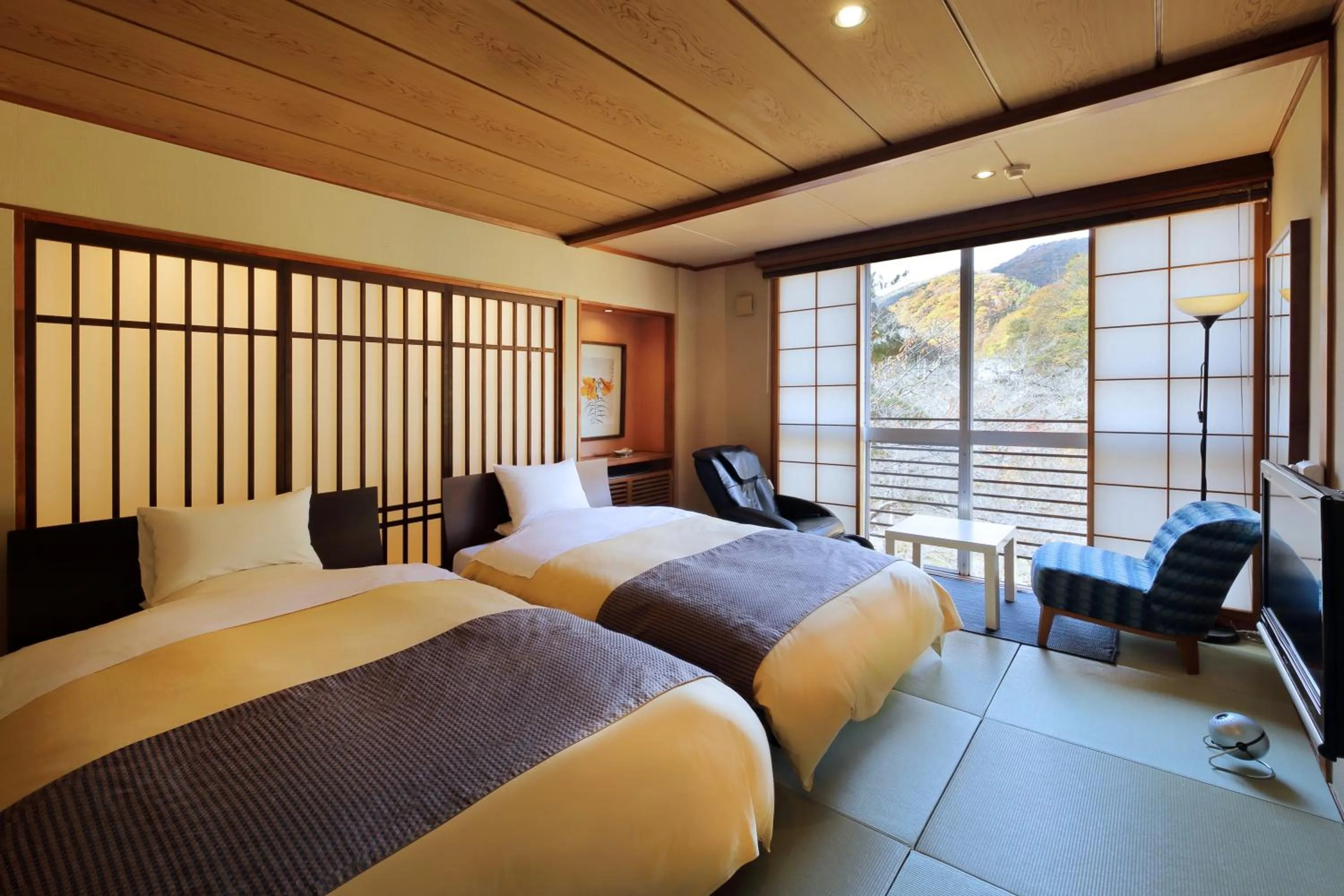 Bed in Yamayuri no Yado