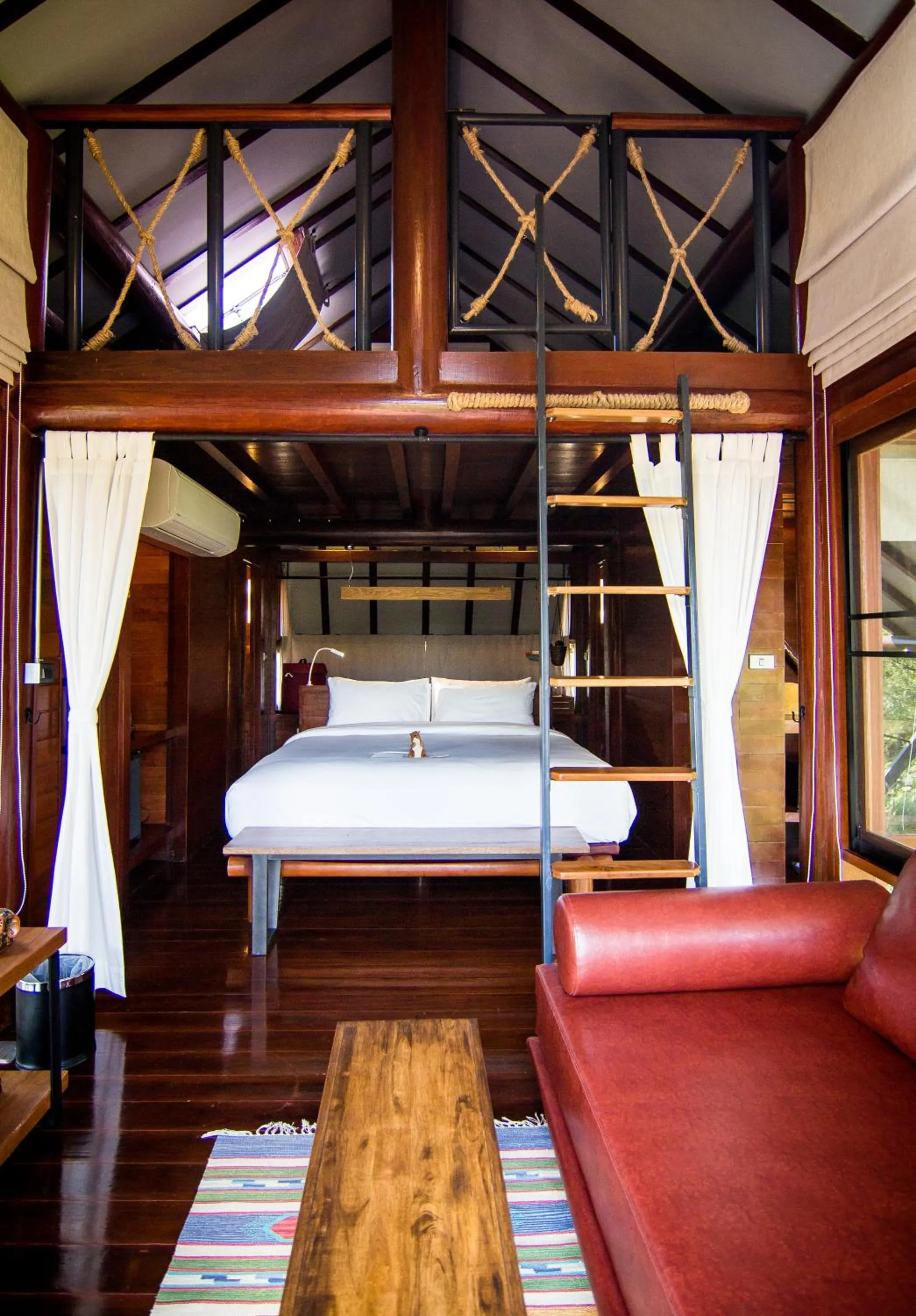 Bed in Lala Mukha Tented Resort Khao Yai