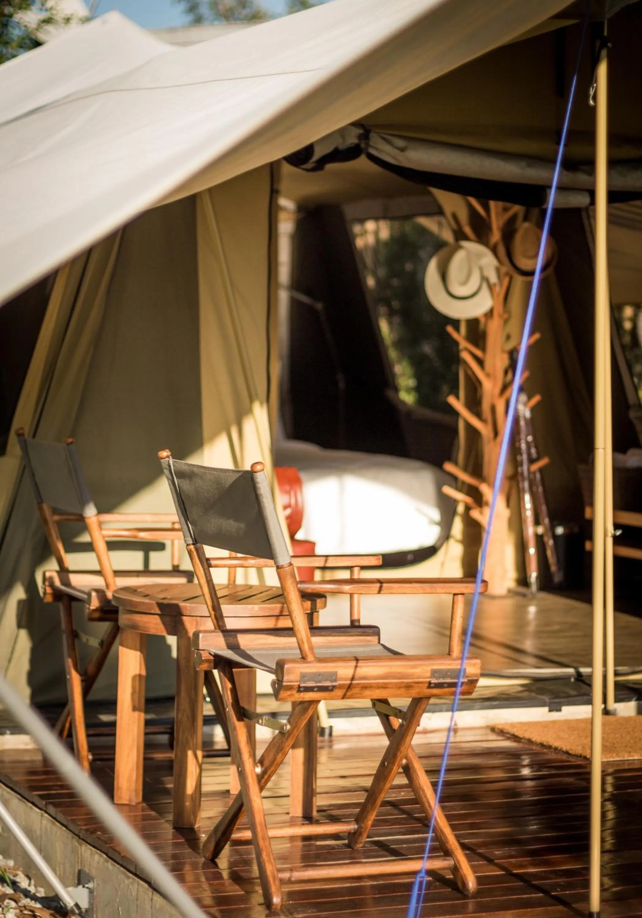 Balcony/Terrace in Lala Mukha Tented Resort Khao Yai