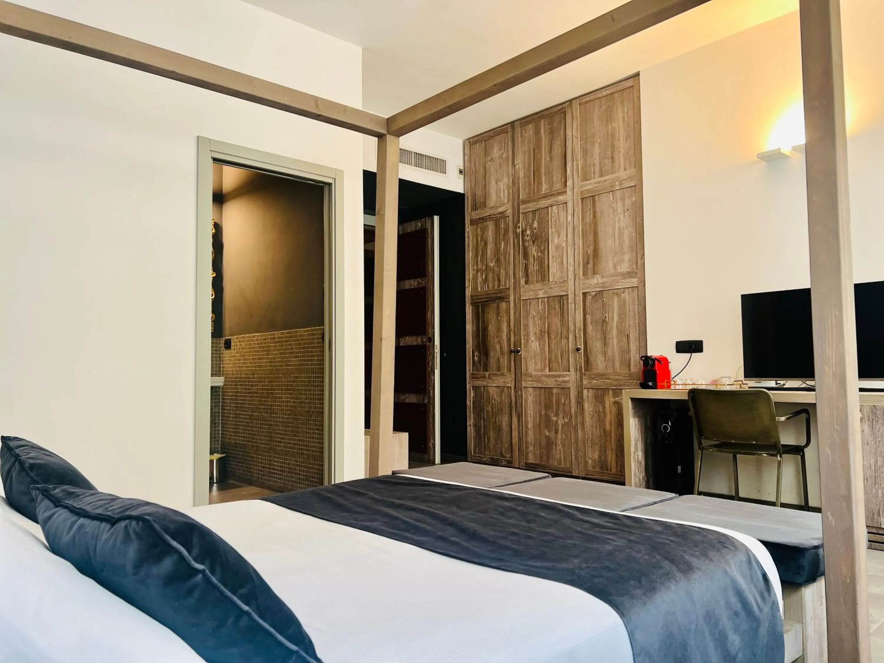 Bed in La Chambre Milano Guest House