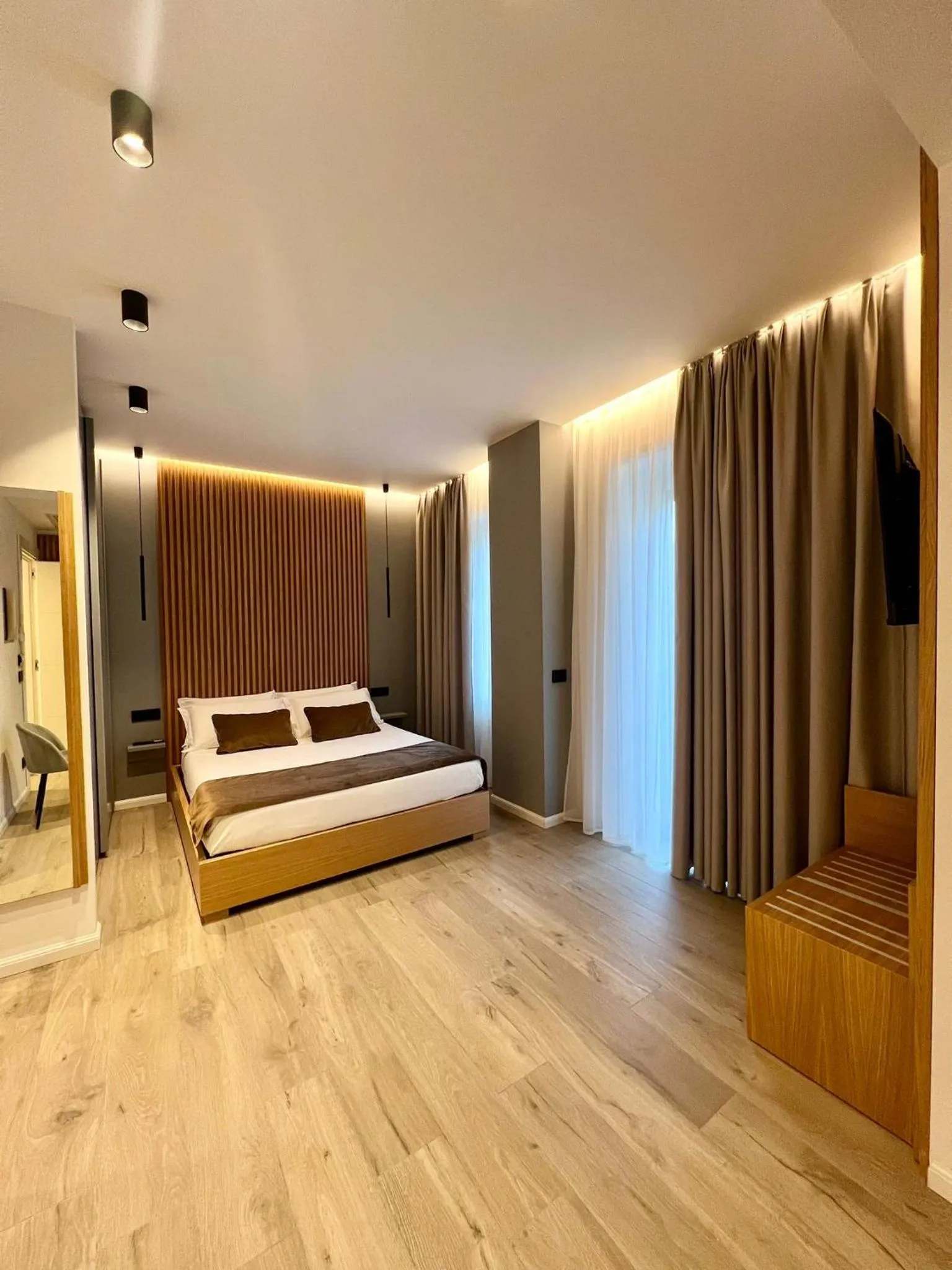 Bed in La Chambre Milano Guest House