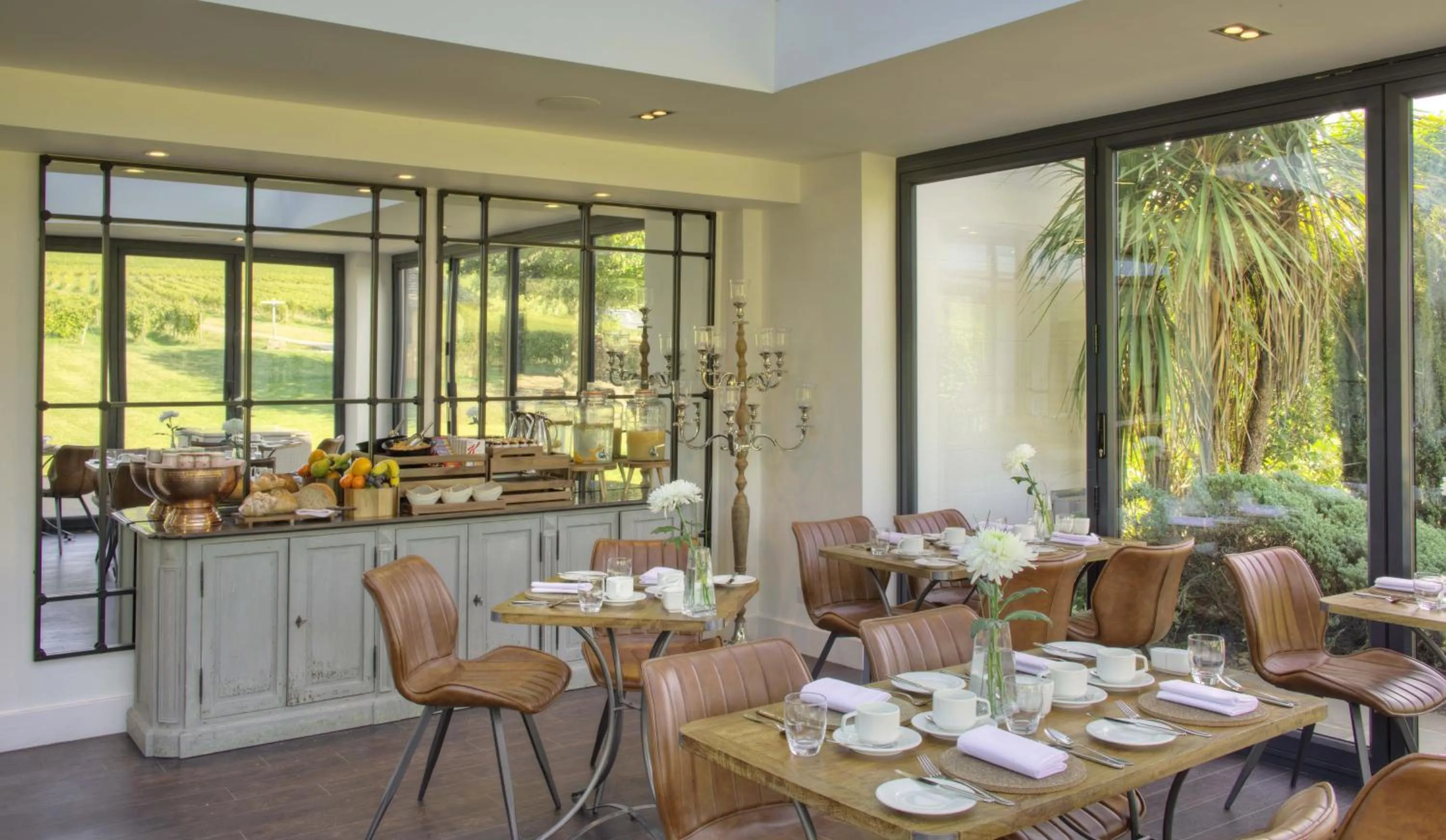 Restaurant/places to eat in Denbies Vineyard Hotel