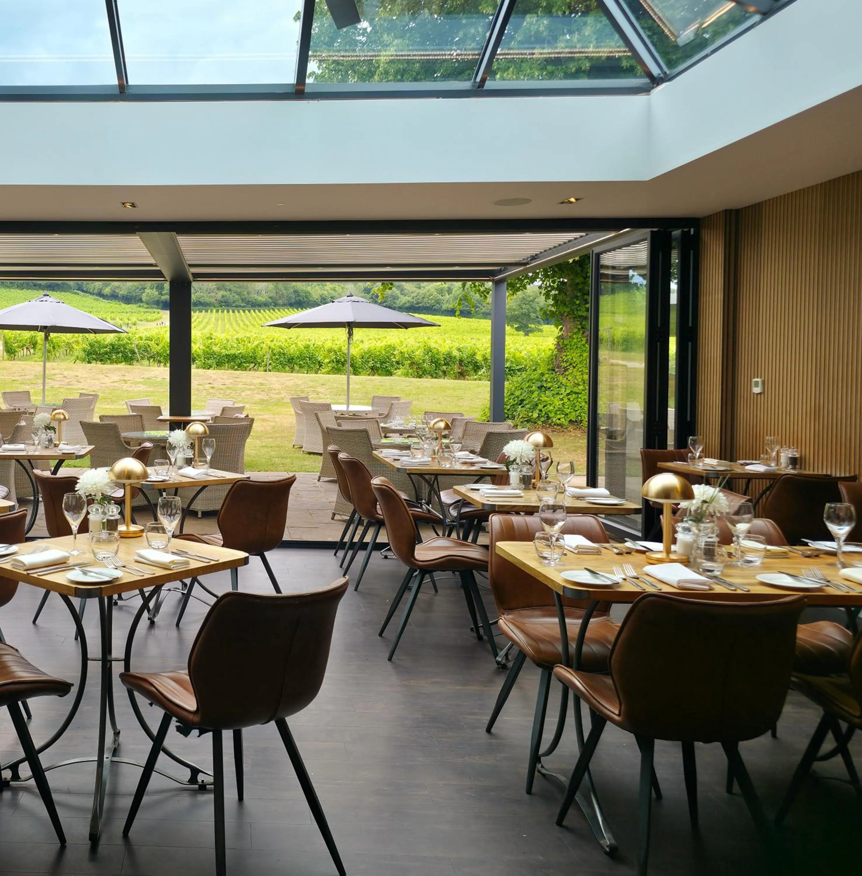 Restaurant/places to eat in Denbies Vineyard Hotel
