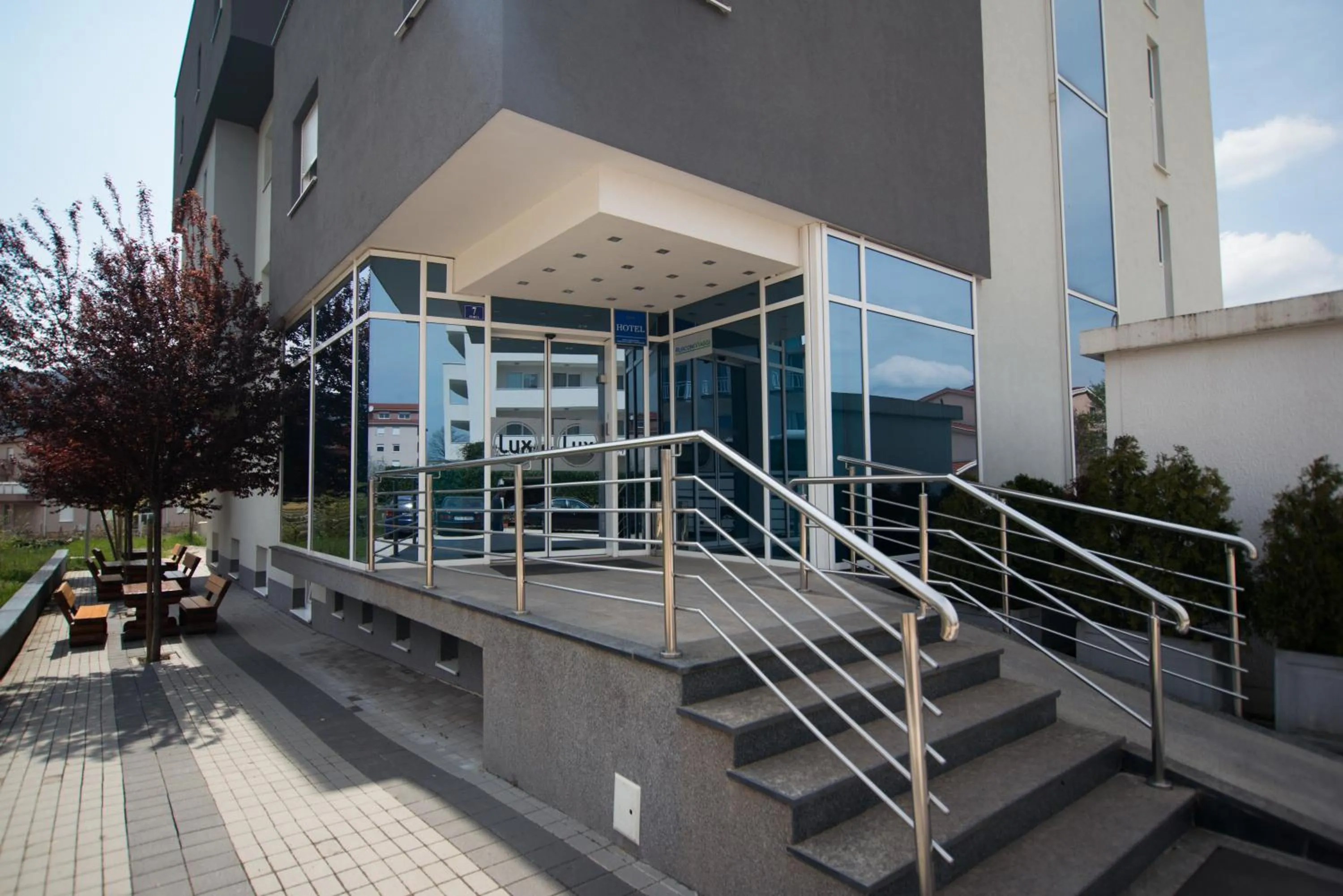 Facade/entrance in Hotel Lux