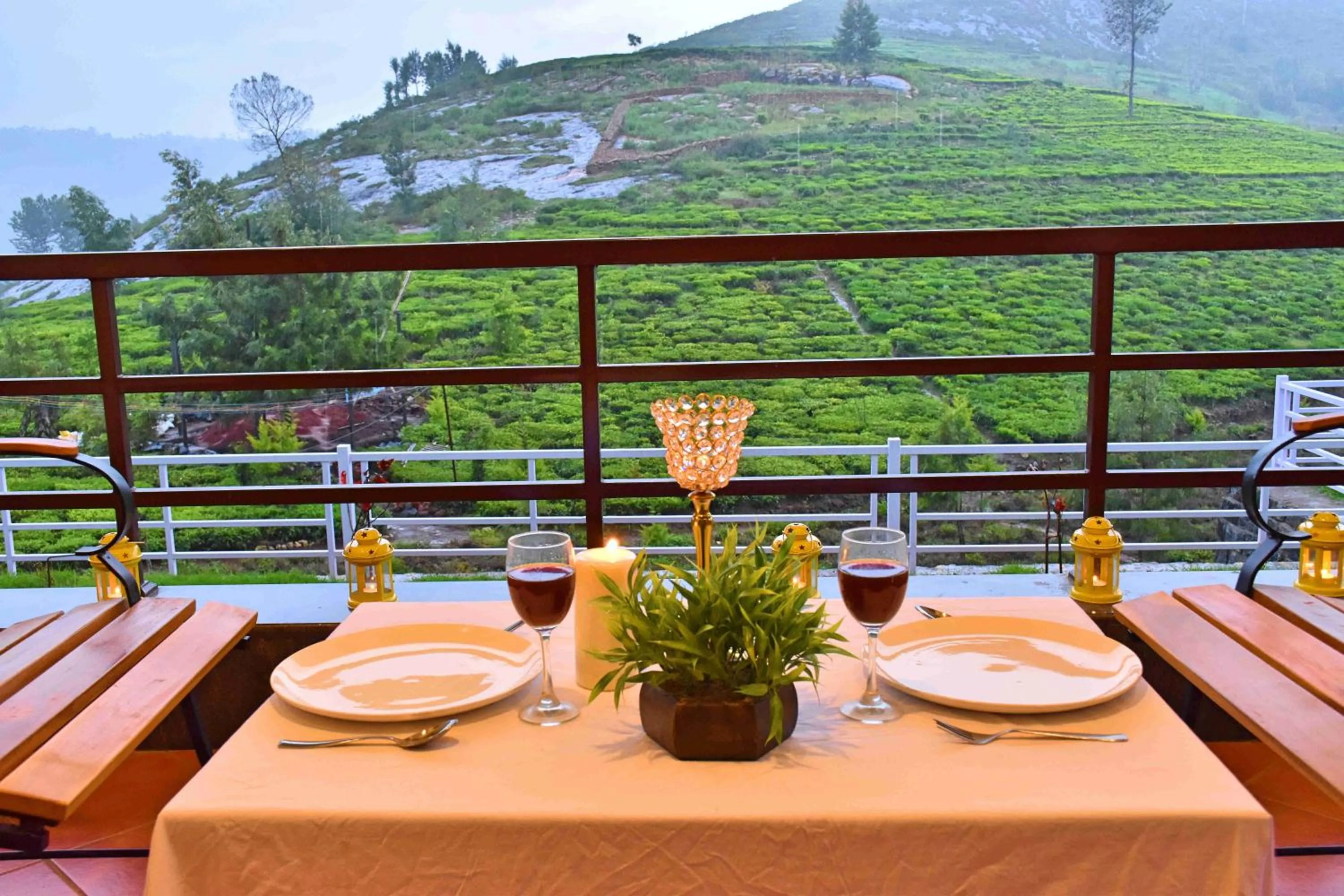 Balcony/Terrace in Green Nest Resort Ooty