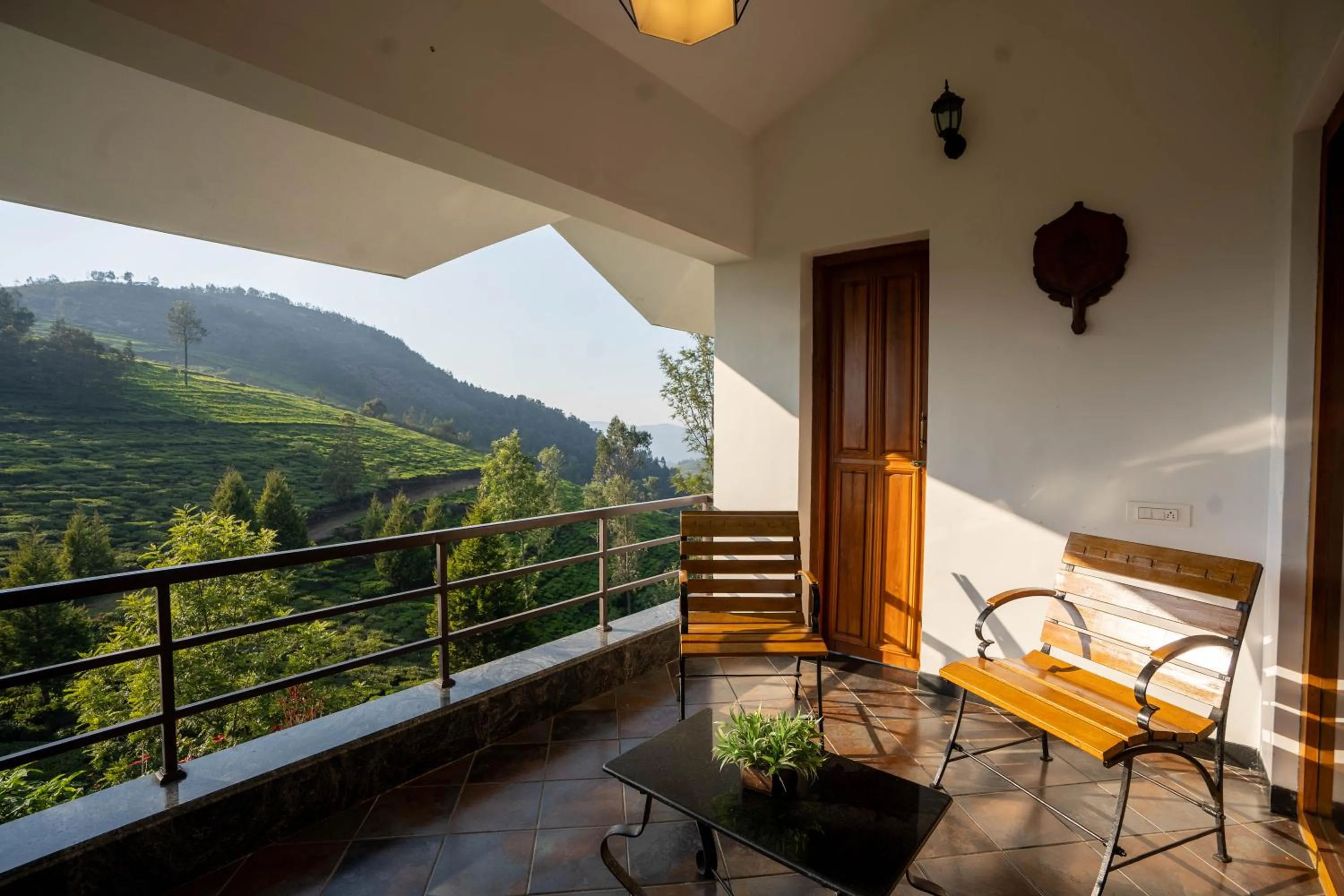 Balcony/Terrace in Green Nest Resort Ooty