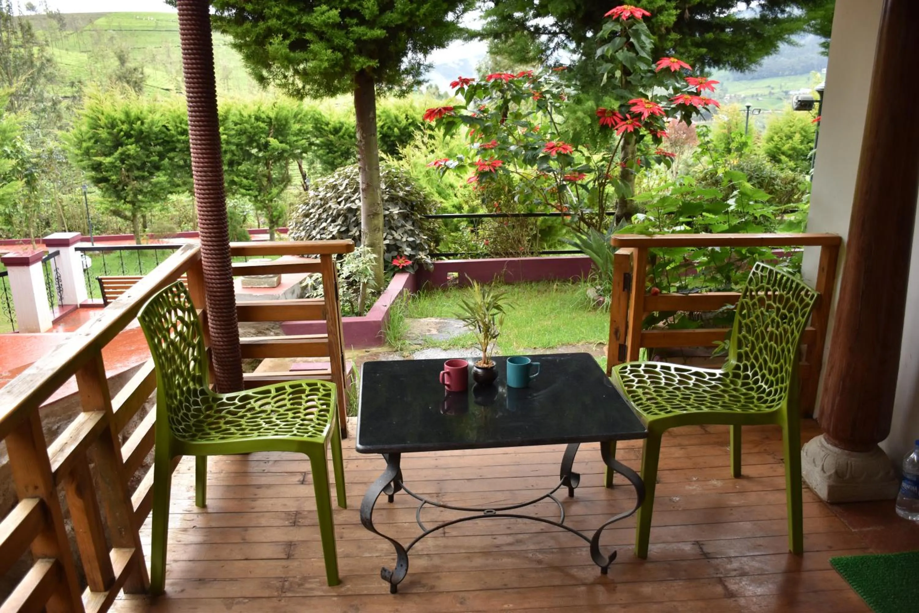 Balcony/Terrace in Green Nest Resort Ooty