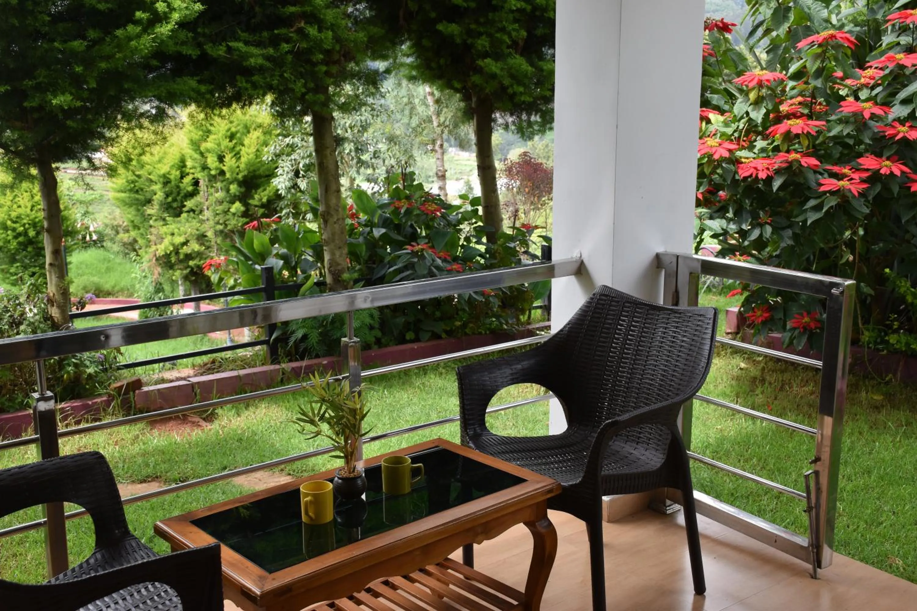 Balcony/Terrace in Green Nest Resort Ooty