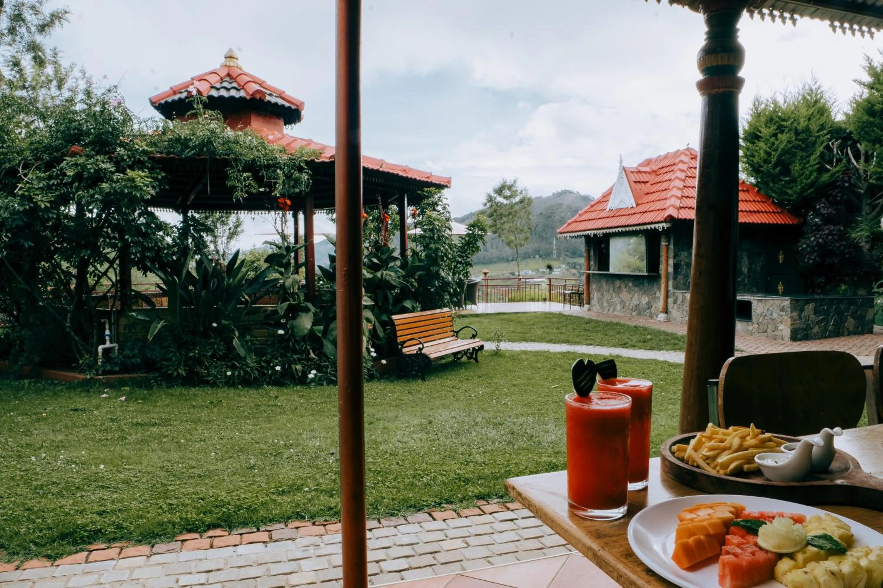 Garden in Green Nest Resort Ooty