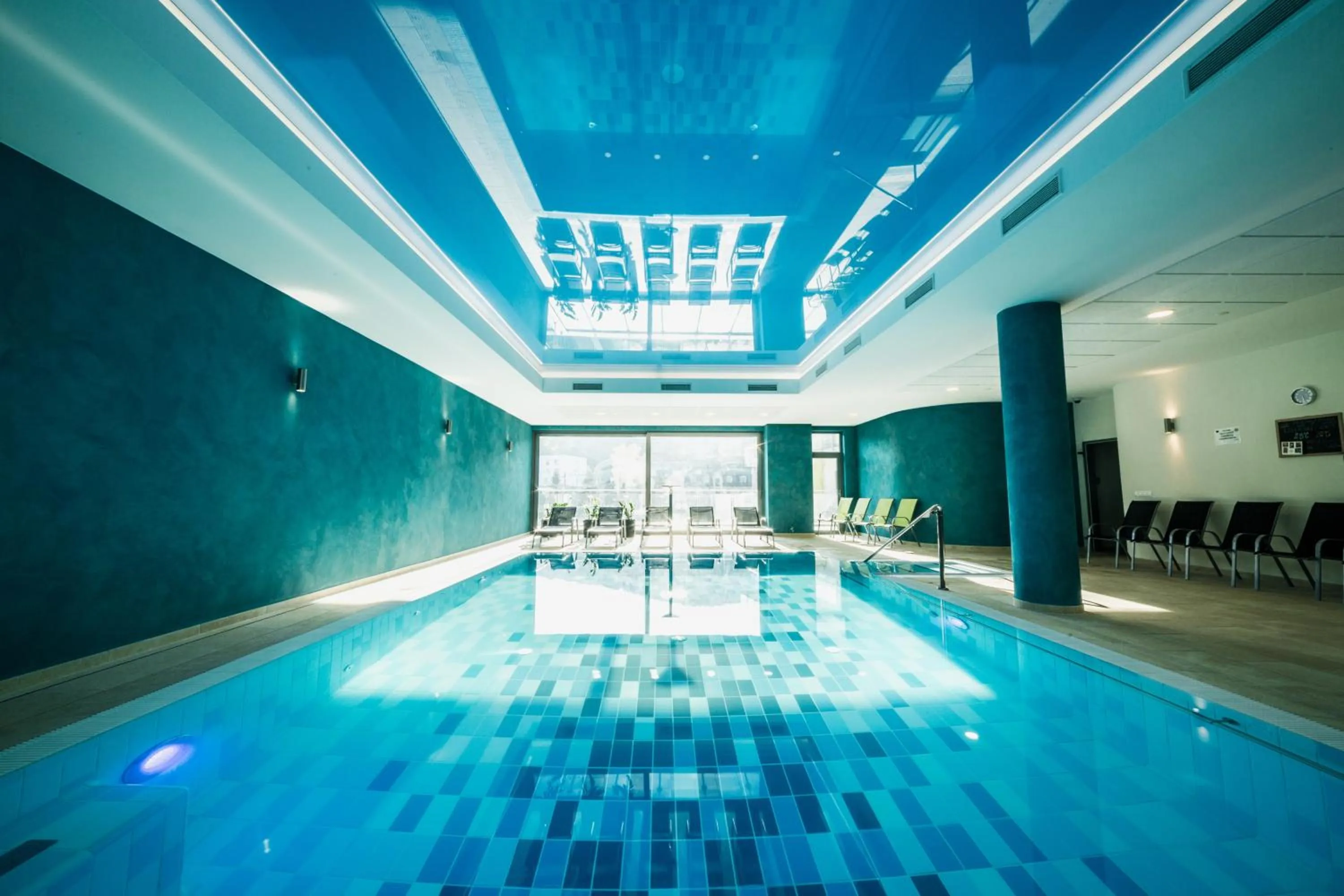 Swimming pool in Wellness Hotel Panorama