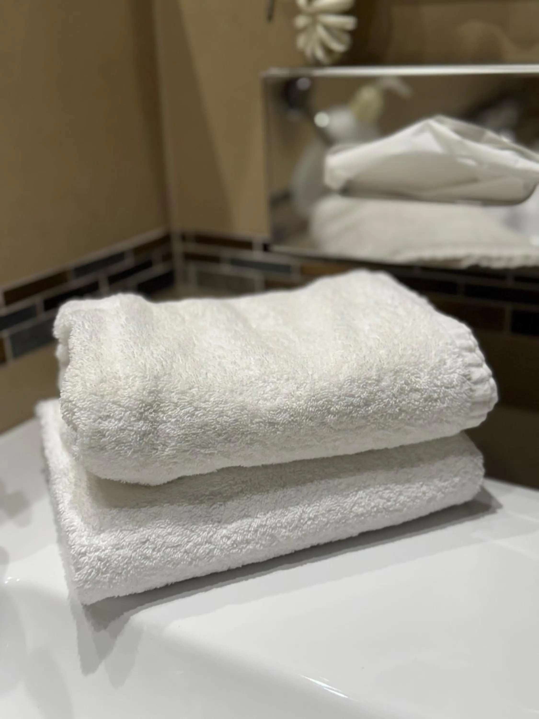 towels, Bed in Wellness Hotel Panorama