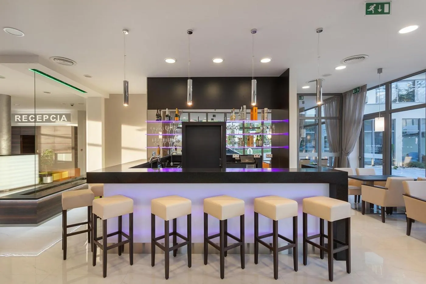 Lounge or bar in Wellness Hotel Panorama