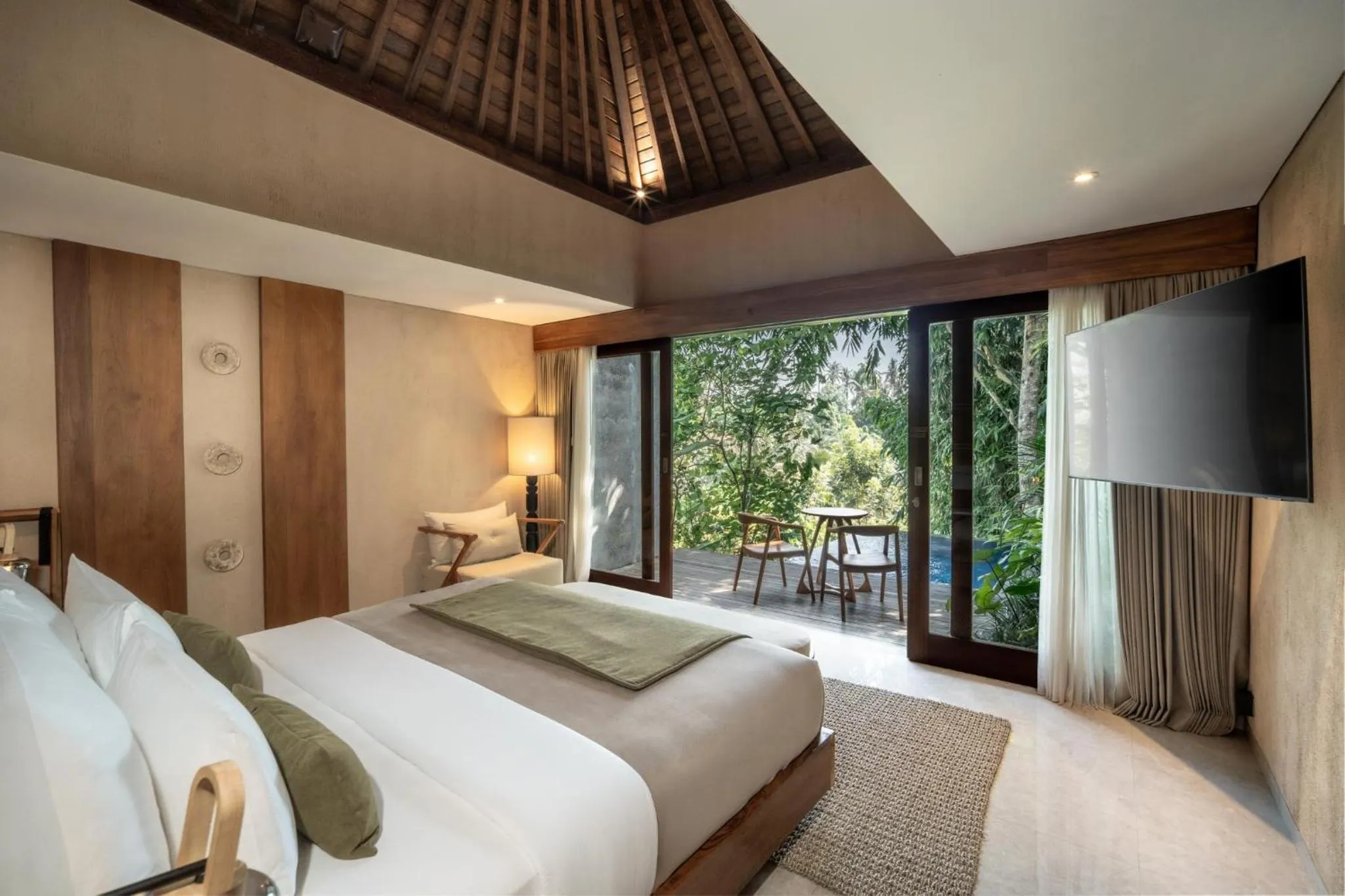 View (from property/room), Bed in Maar Resort & Spa Ubud by Ini Vie Hospitality