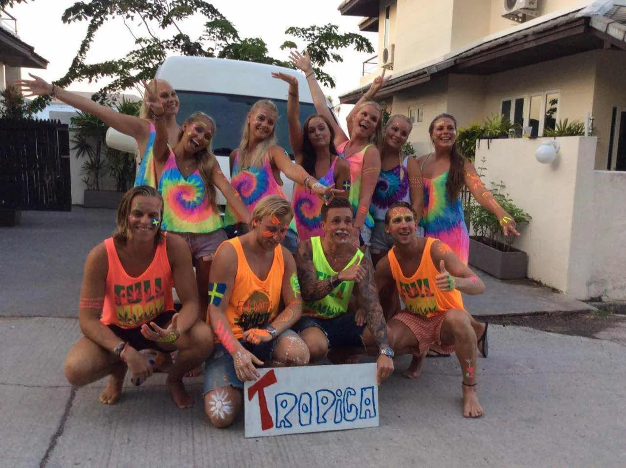 group of guests in TROPICA - Villas Resort