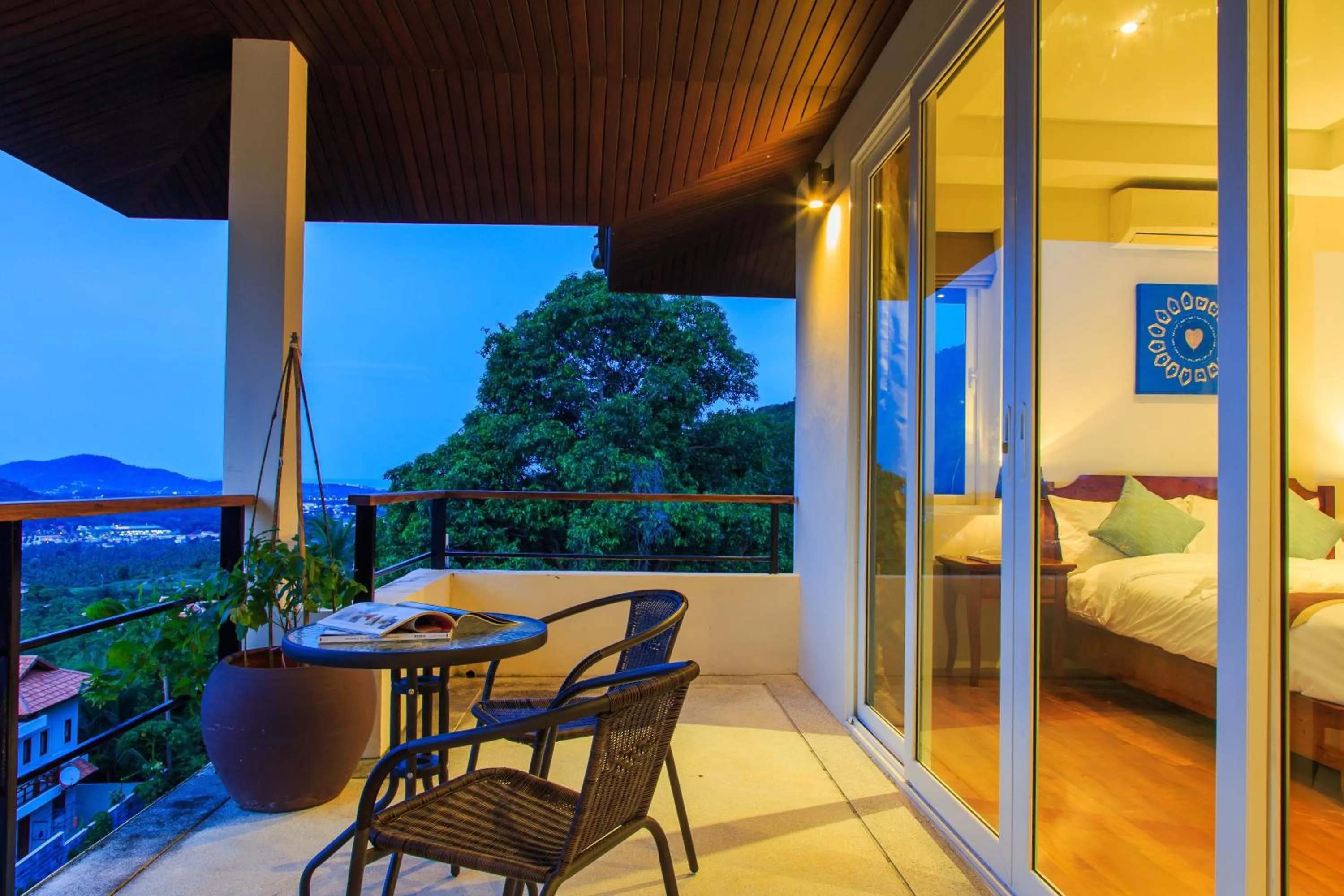 Balcony/Terrace, Bed in TROPICA - Villas Resort