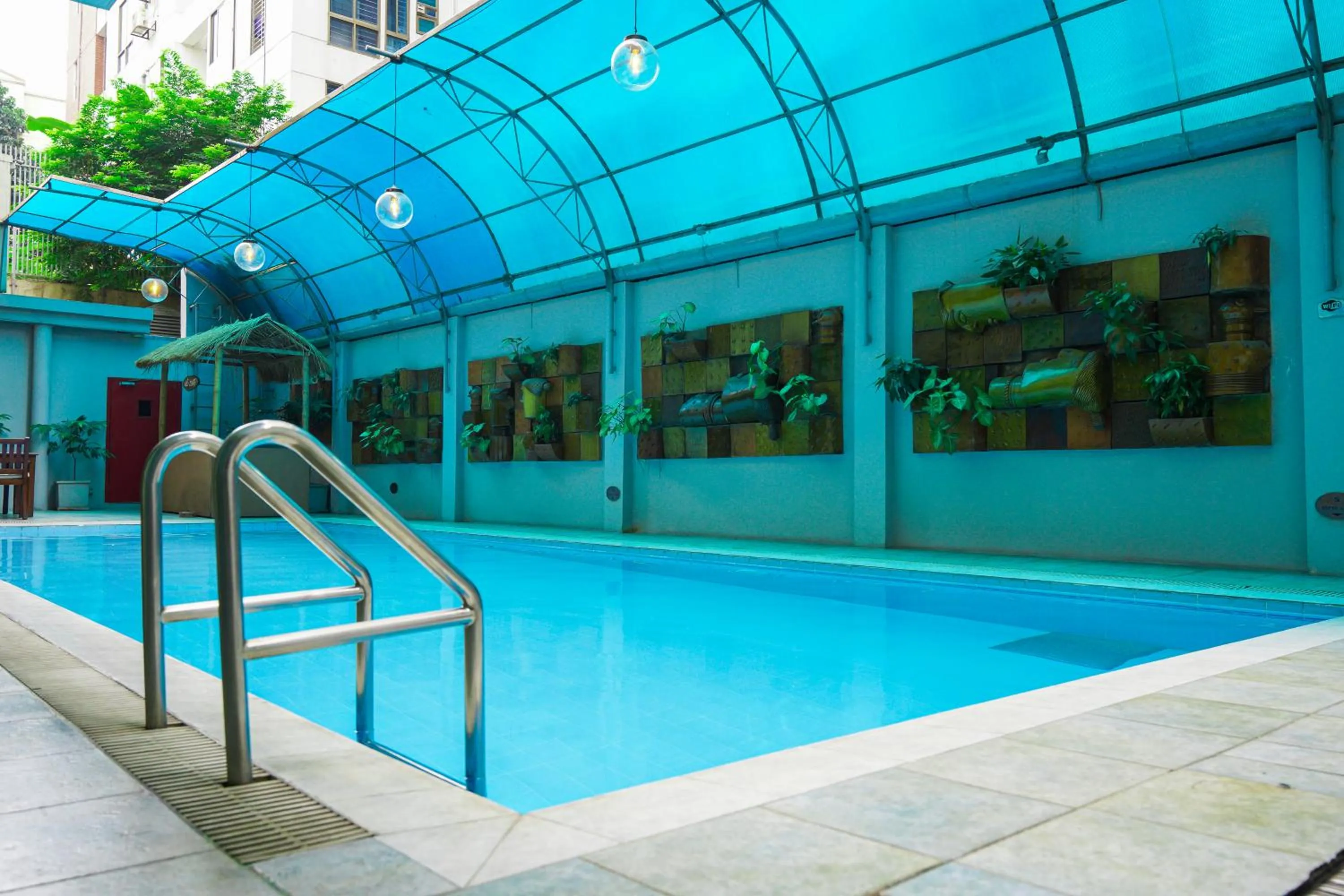 Pool view in Royal Park Residence Hotel
