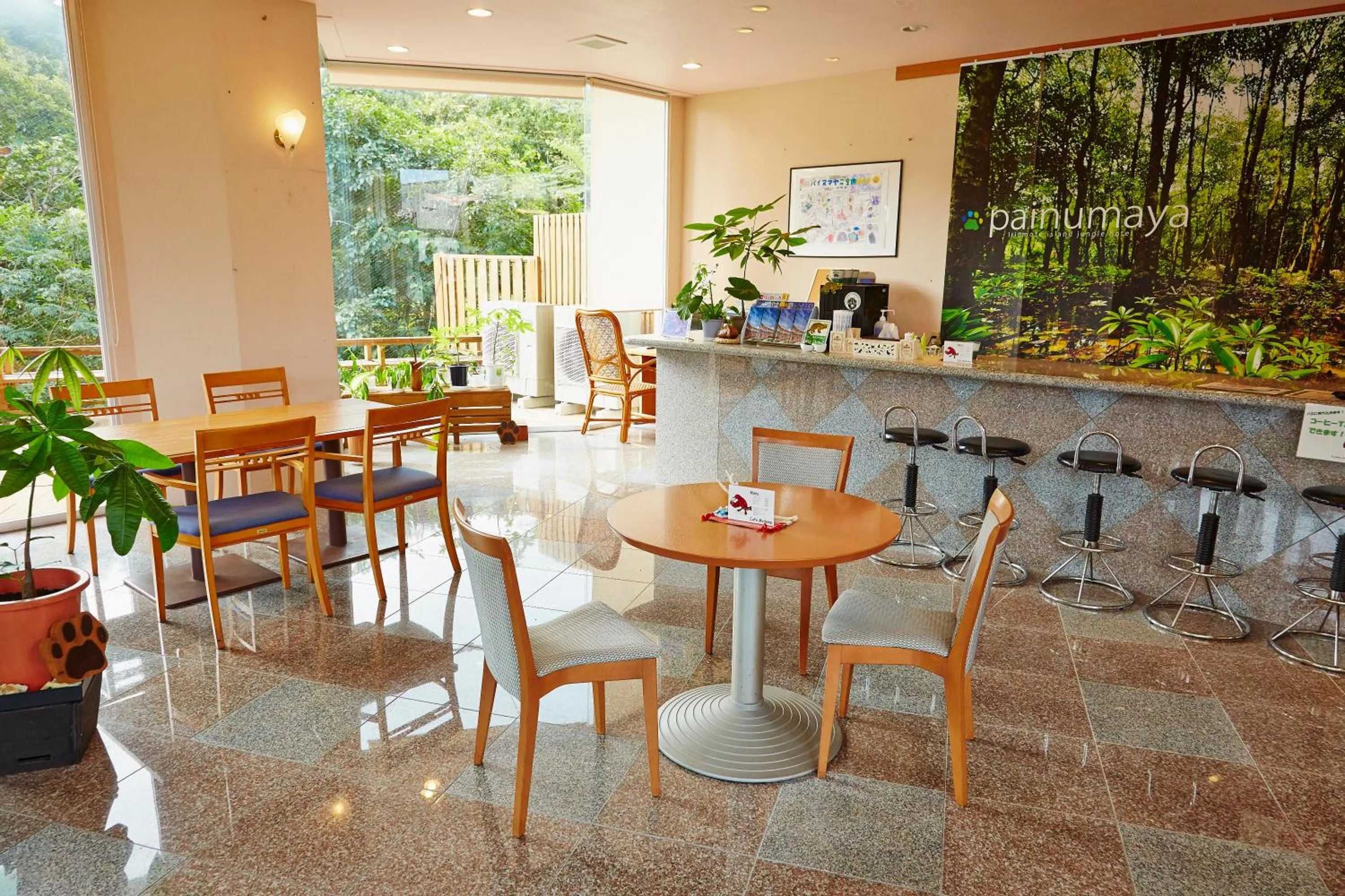 Lobby or reception in Iriomotejima-Jungle Hotel Painumaya