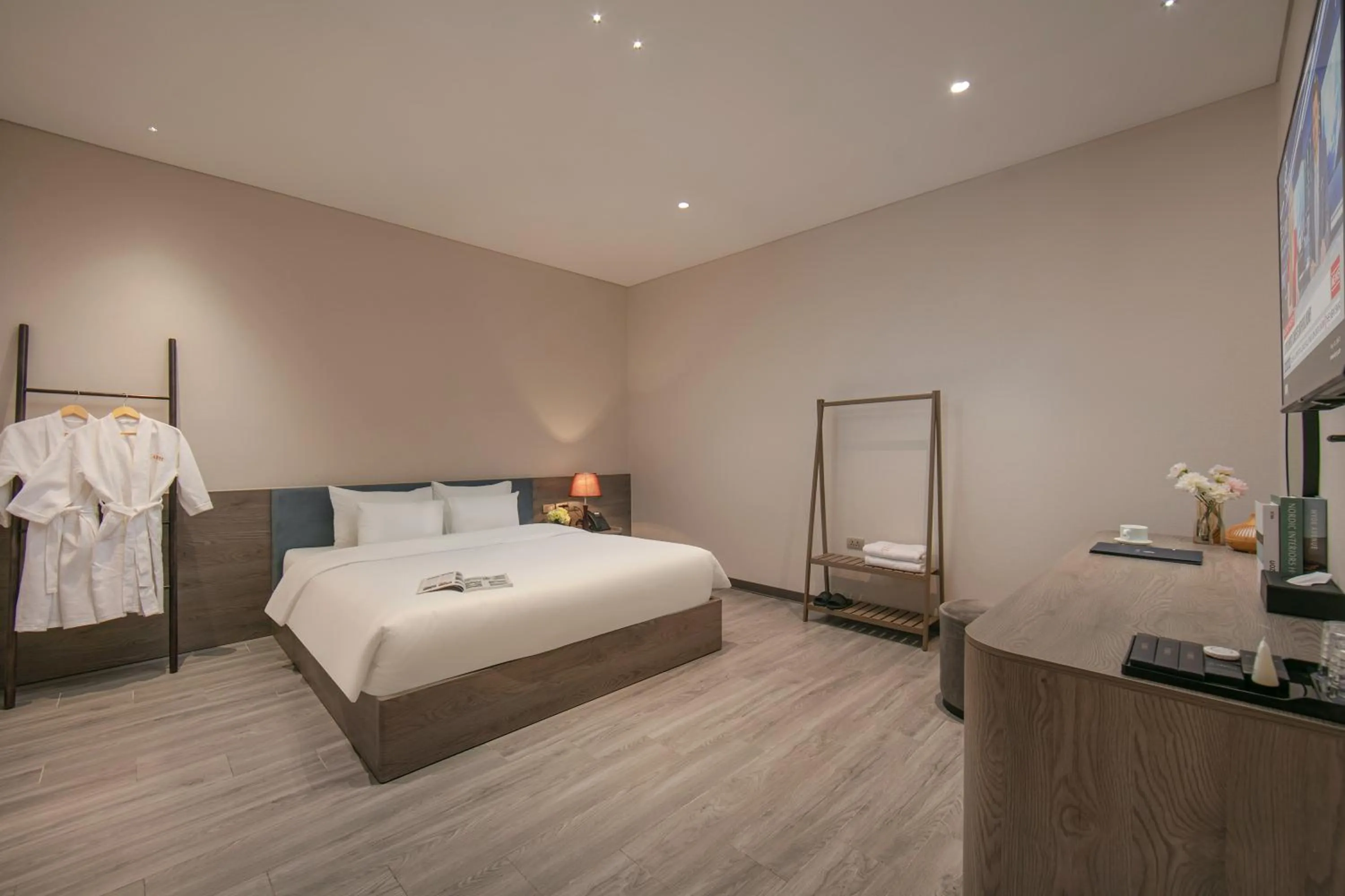 TV and multimedia, Bed in PCA HOTEL 2 - Vinhomes Ocean Park