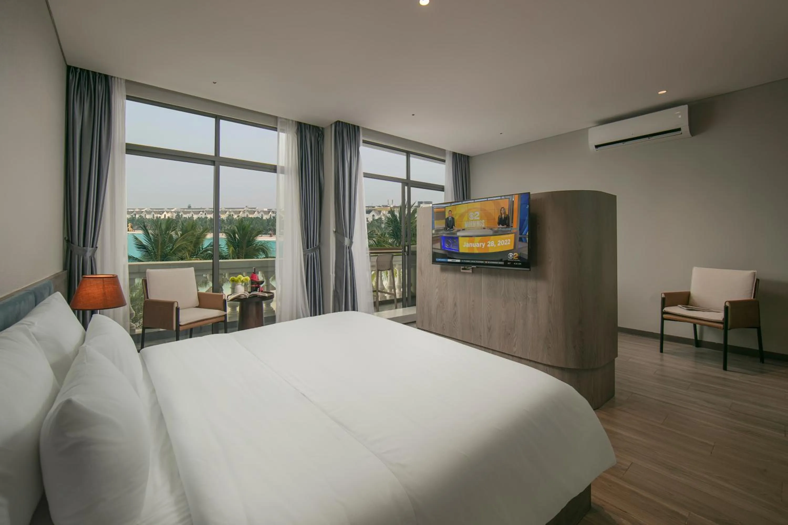 Photo of the whole room, Bed in PCA HOTEL 2 - Vinhomes Ocean Park