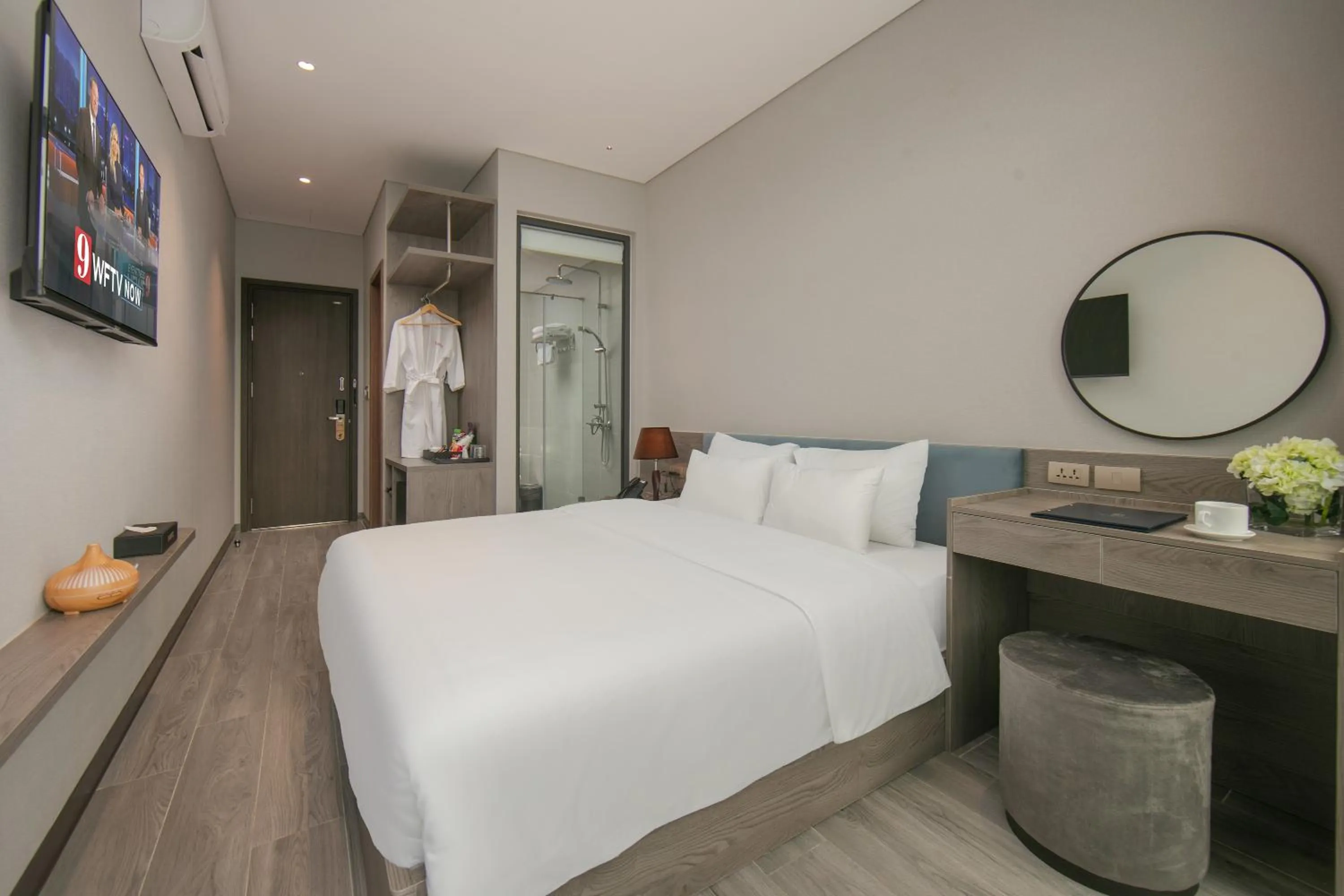 TV and multimedia, Bed in PCA HOTEL 2 - Vinhomes Ocean Park