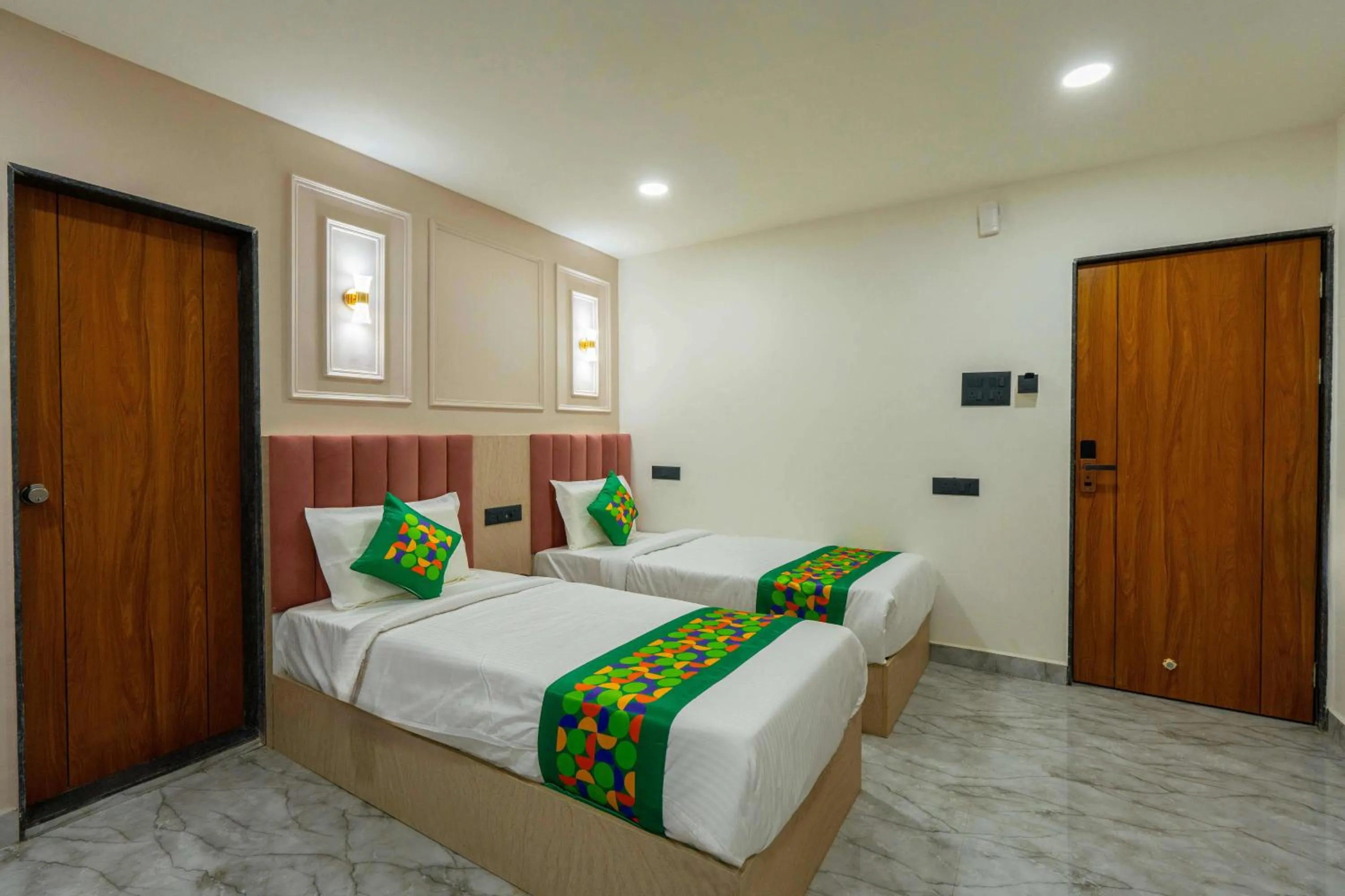 Bedroom, Bed in Treebo The Tree, Hinjewadi