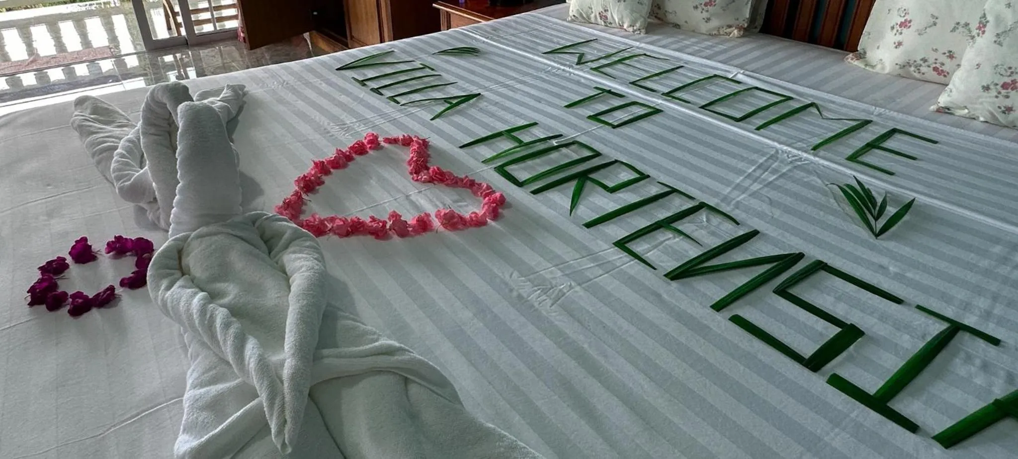 Decorative detail, Bed in Villa Hortensia