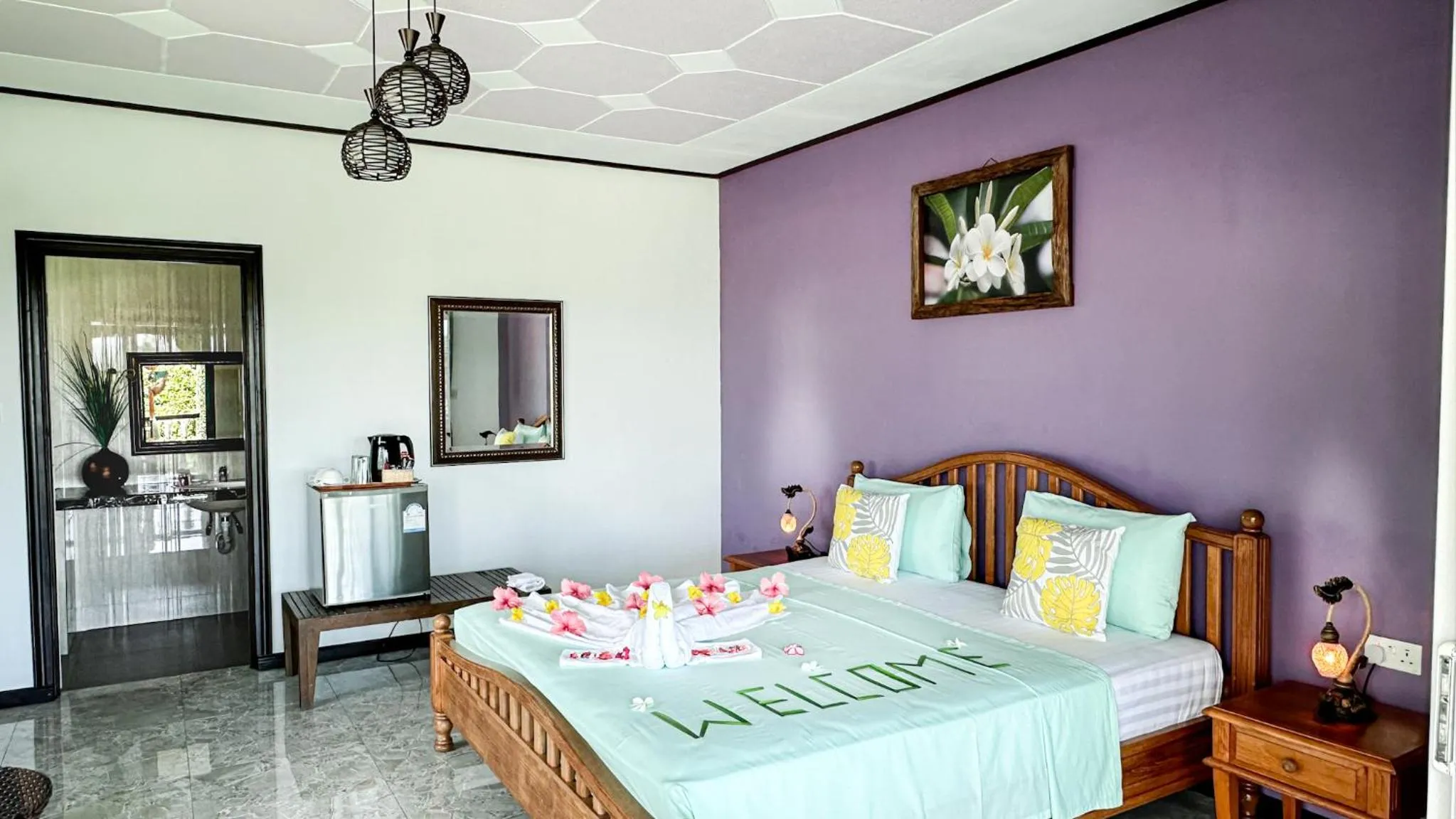 Bed in Villa Hortensia