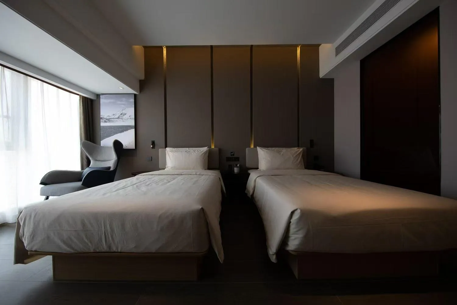 Bed in Atour Hotel Tianjin University Haiguang Temple