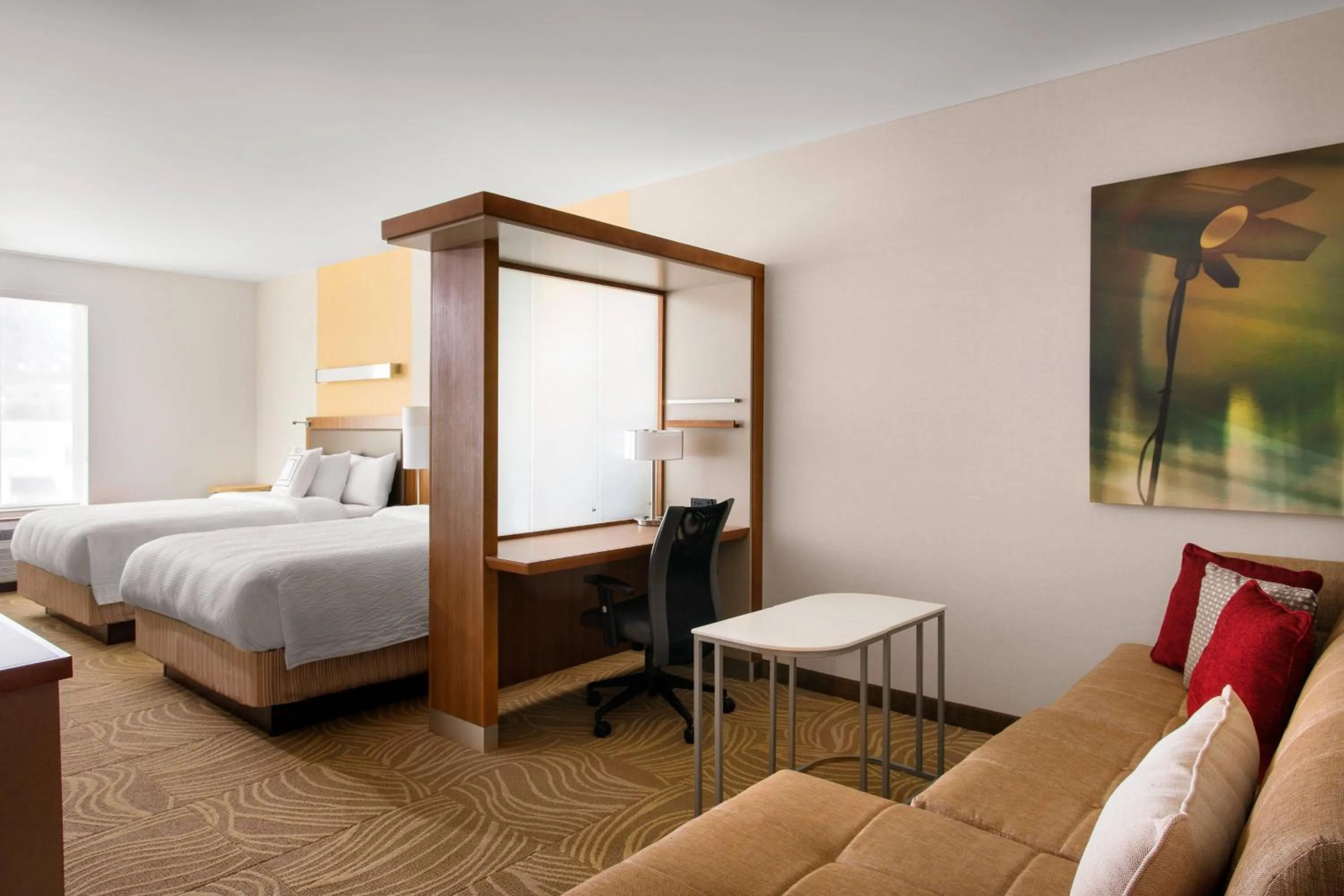 Bedroom, Bed in SpringHill Suites by Marriott Los Angeles Burbank/Downtown