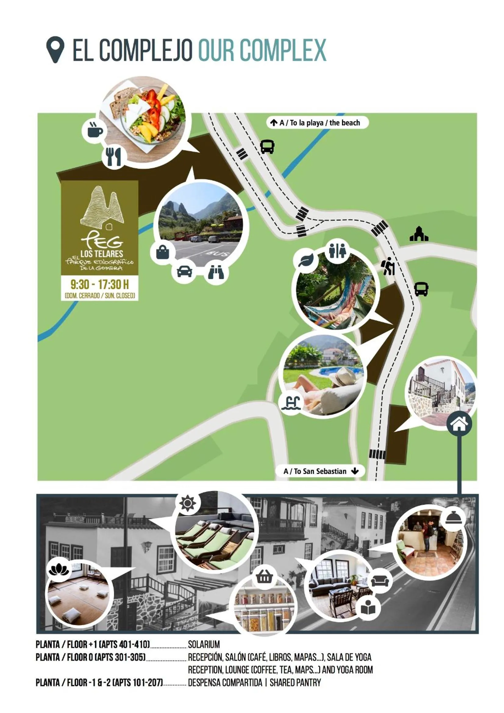 Floor plan in Suites Los Telares - Adults Recommended