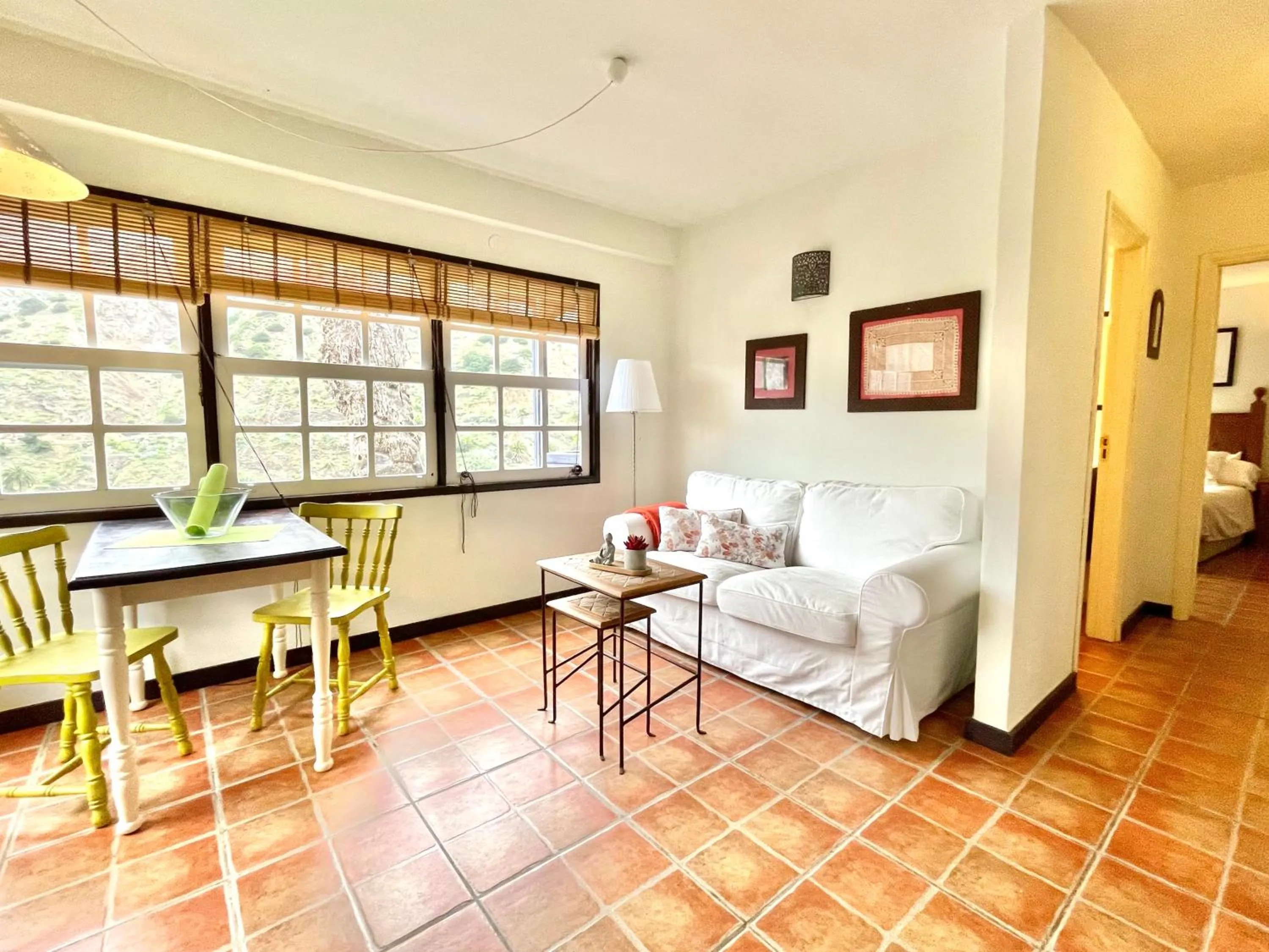 Living room, Bed in Suites Los Telares - Adults Recommended