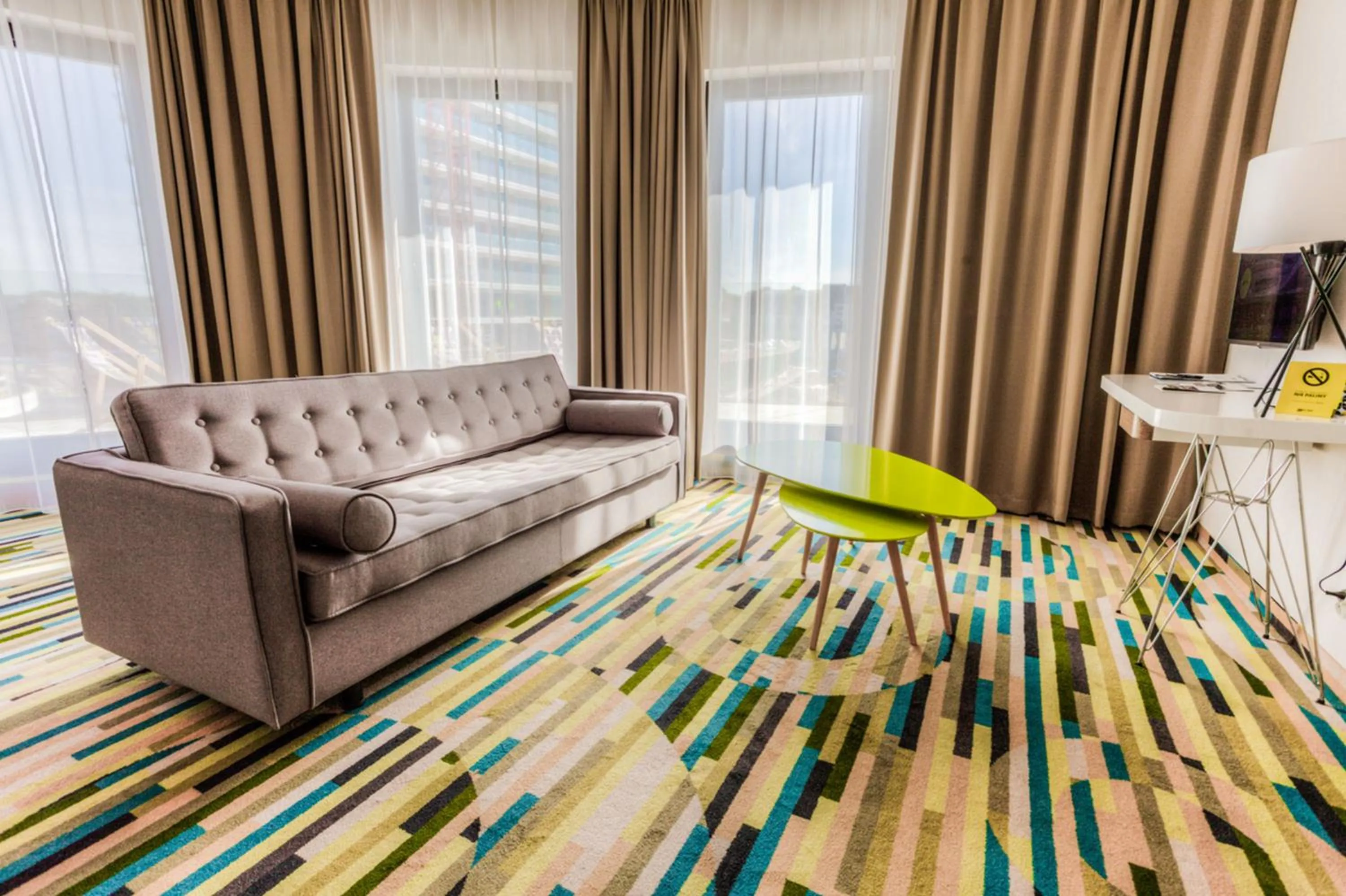 Living room in Baltic Park Molo Apartments by Zdrojowa