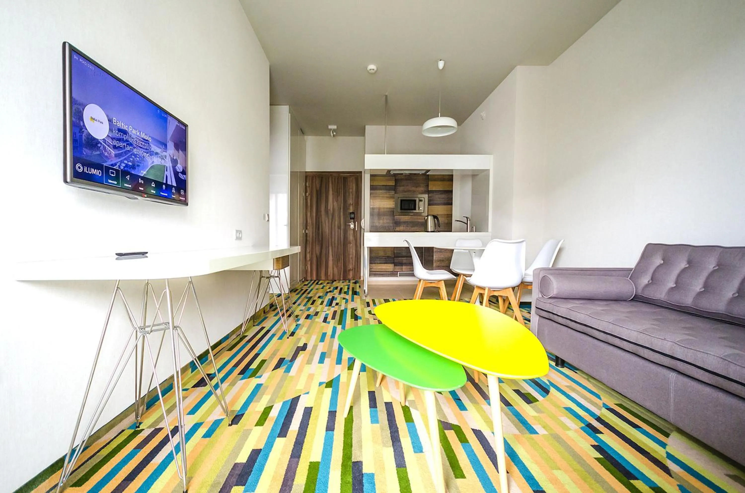 Living room in Baltic Park Molo Apartments by Zdrojowa