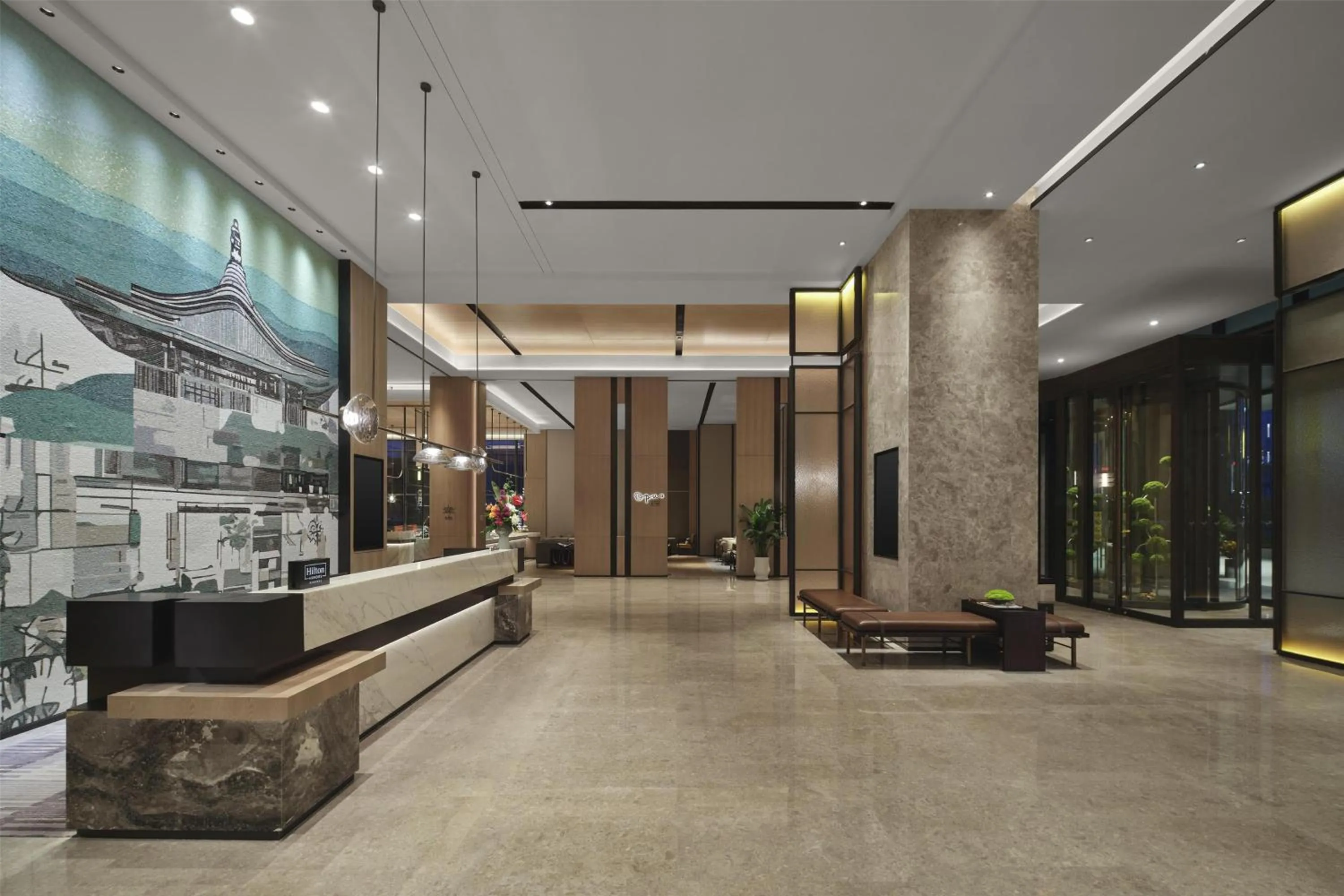 Lobby or reception in Doubletree By Hilton Zhengzhou East