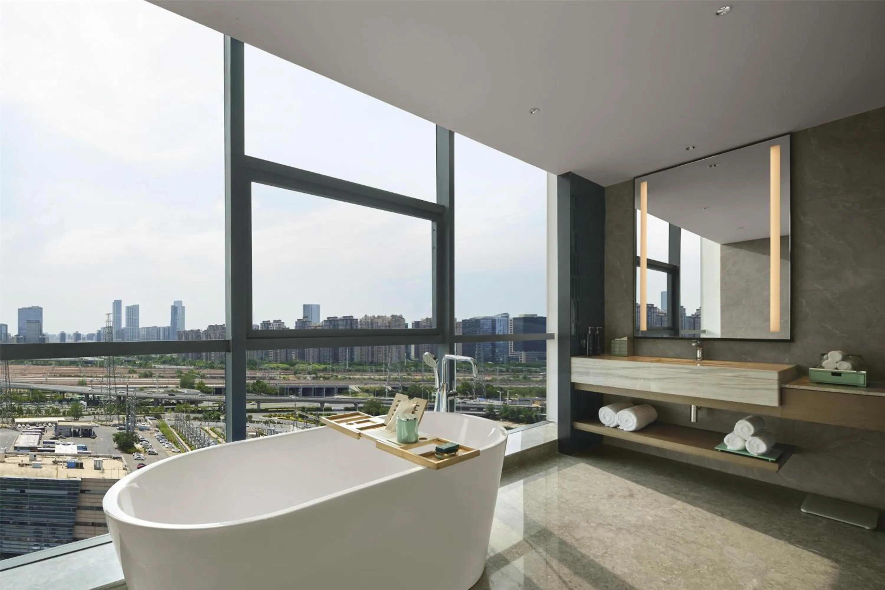Bathroom in Doubletree By Hilton Zhengzhou East