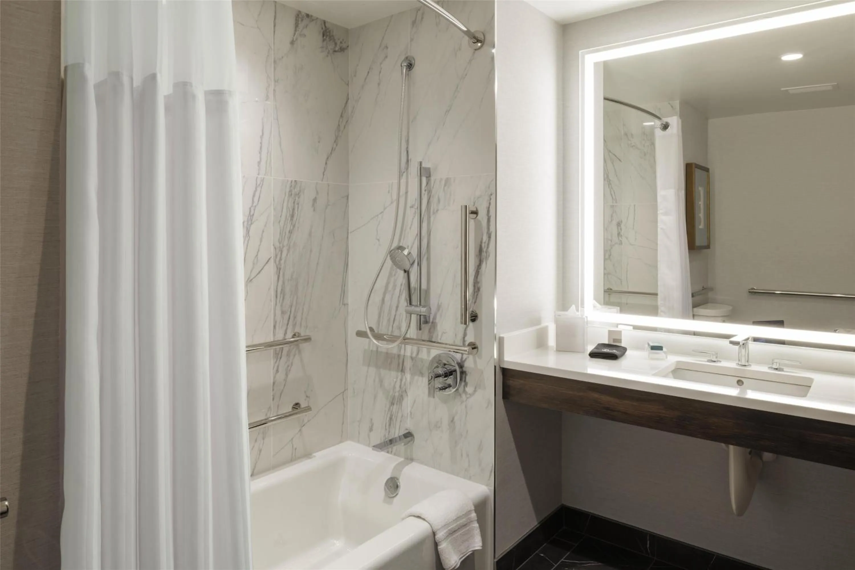 Bathroom in Hilton Arlington Rosslyn The Key