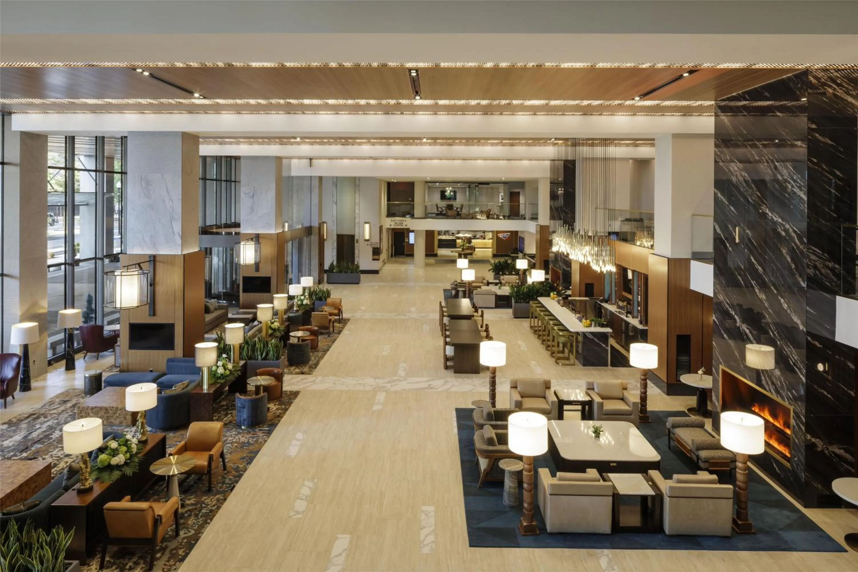 Lobby or reception in Hilton Arlington Rosslyn The Key