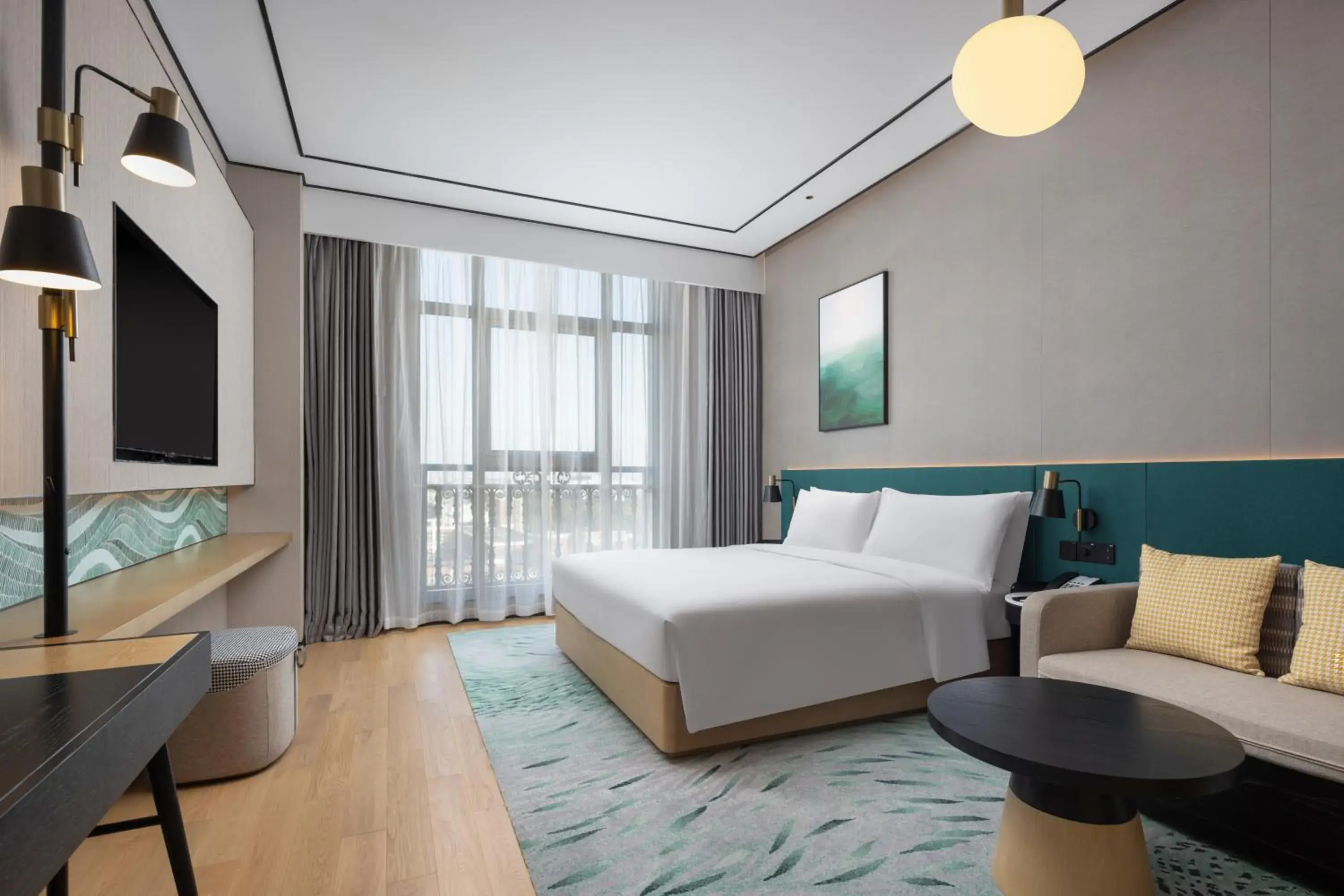 King Guest Room in Hilton Garden Inn Shanghai High-Speed East Railway Station King Guest Room in Hilton Garden Inn Shanghai High-Speed East Railway Station