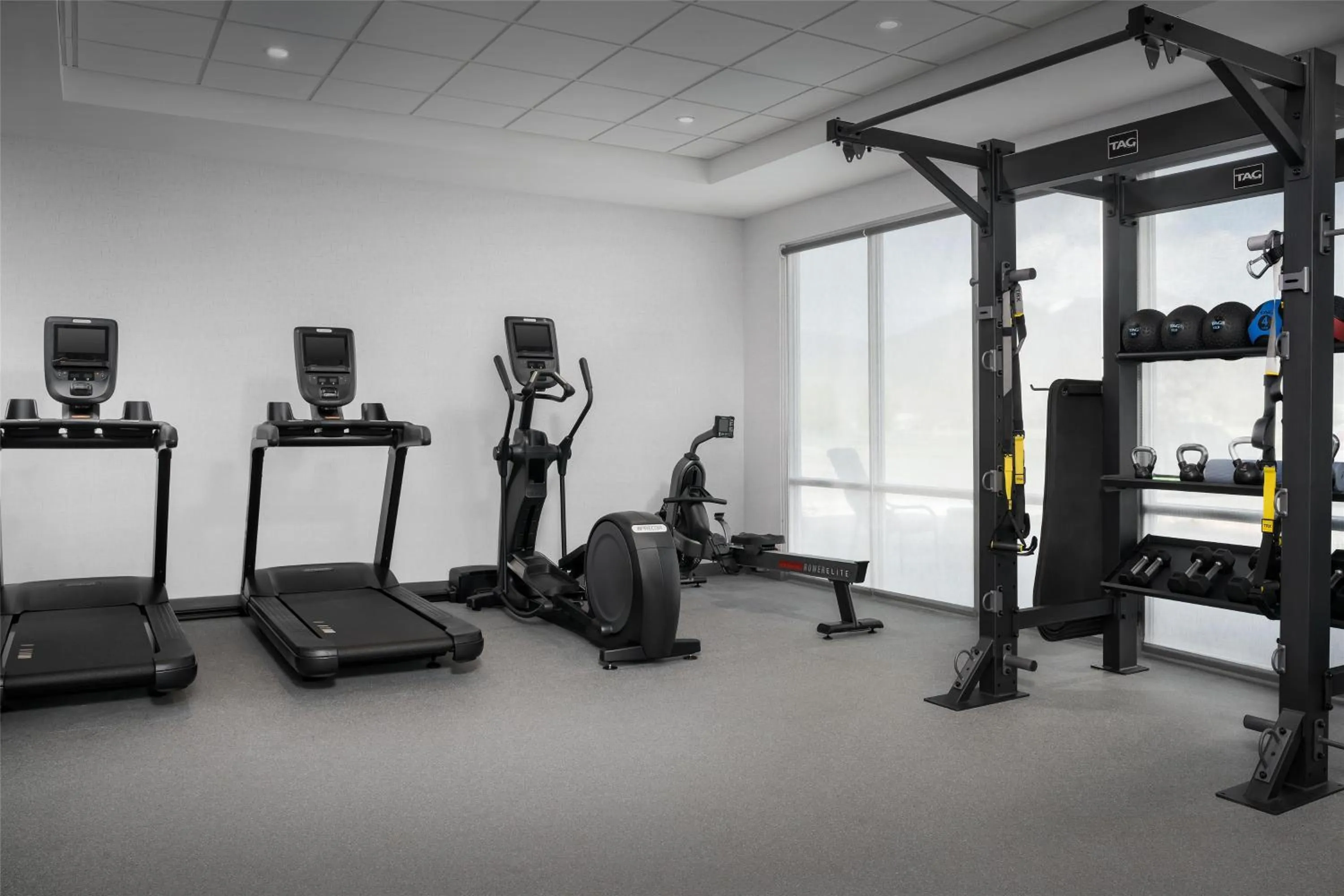 Fitness centre/facilities in Home2 Suites By Hilton Tooele