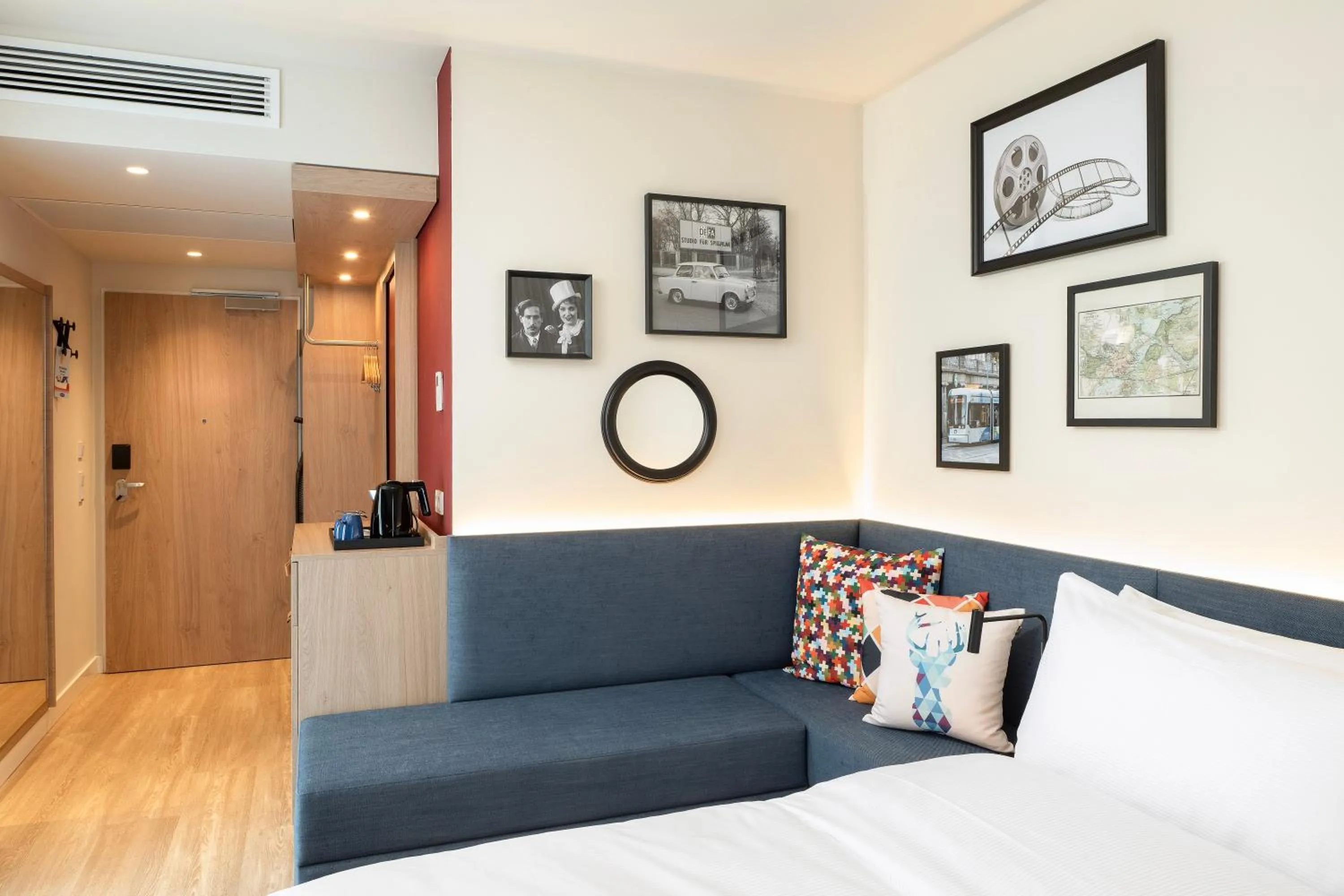 Bedroom, Bed in Hampton By Hilton Potsdam Babelsberg