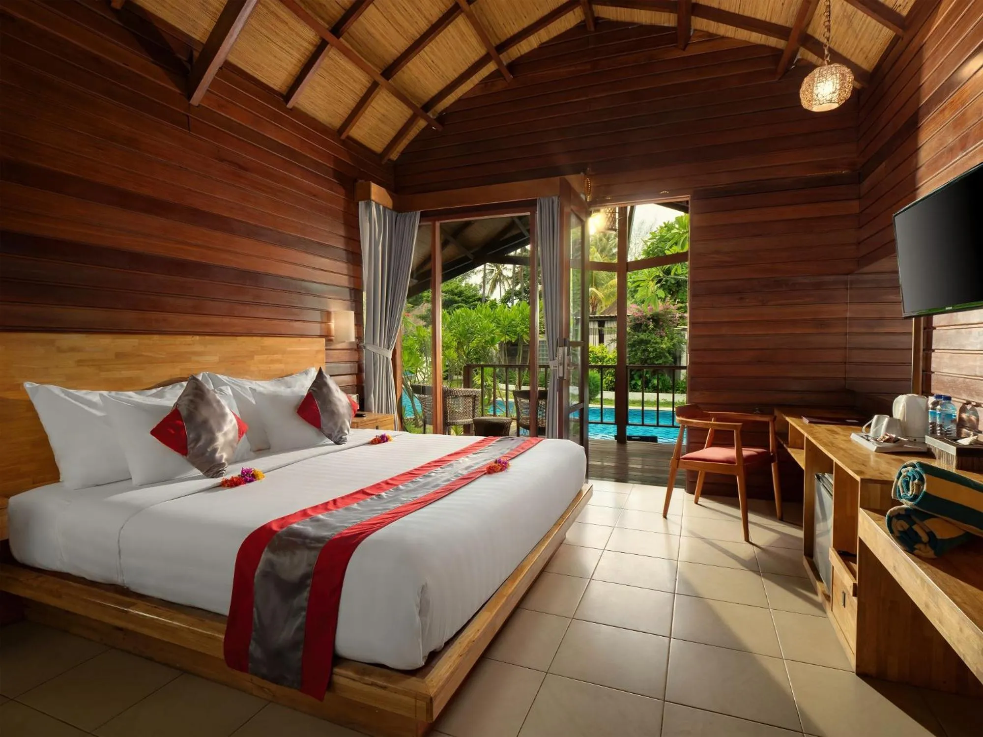 Bedroom, Bed in Gili Air Lagoon Resort By Waringin Hospitality