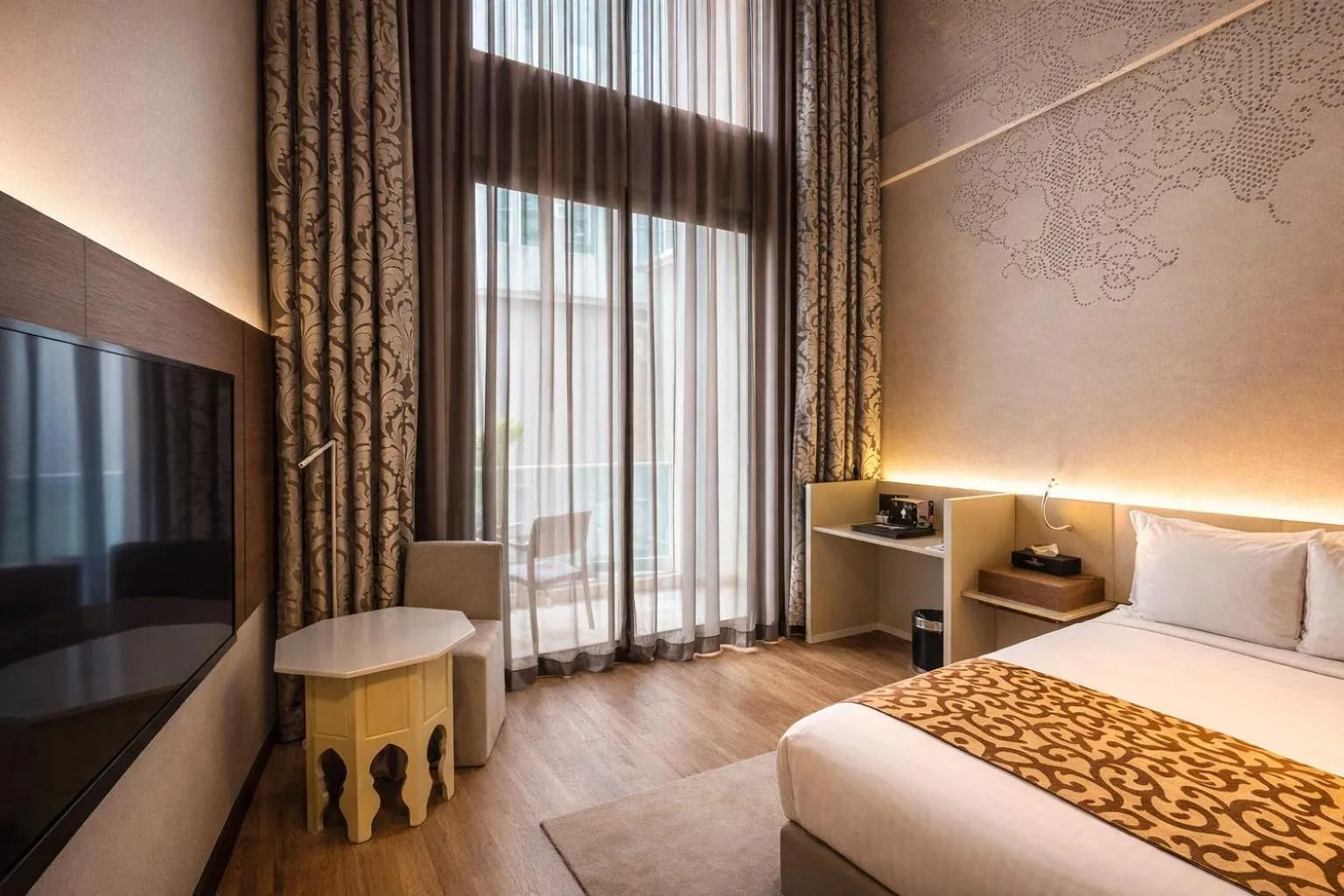 View (from property/room), Bed in Kenzi Sidi Maarouf