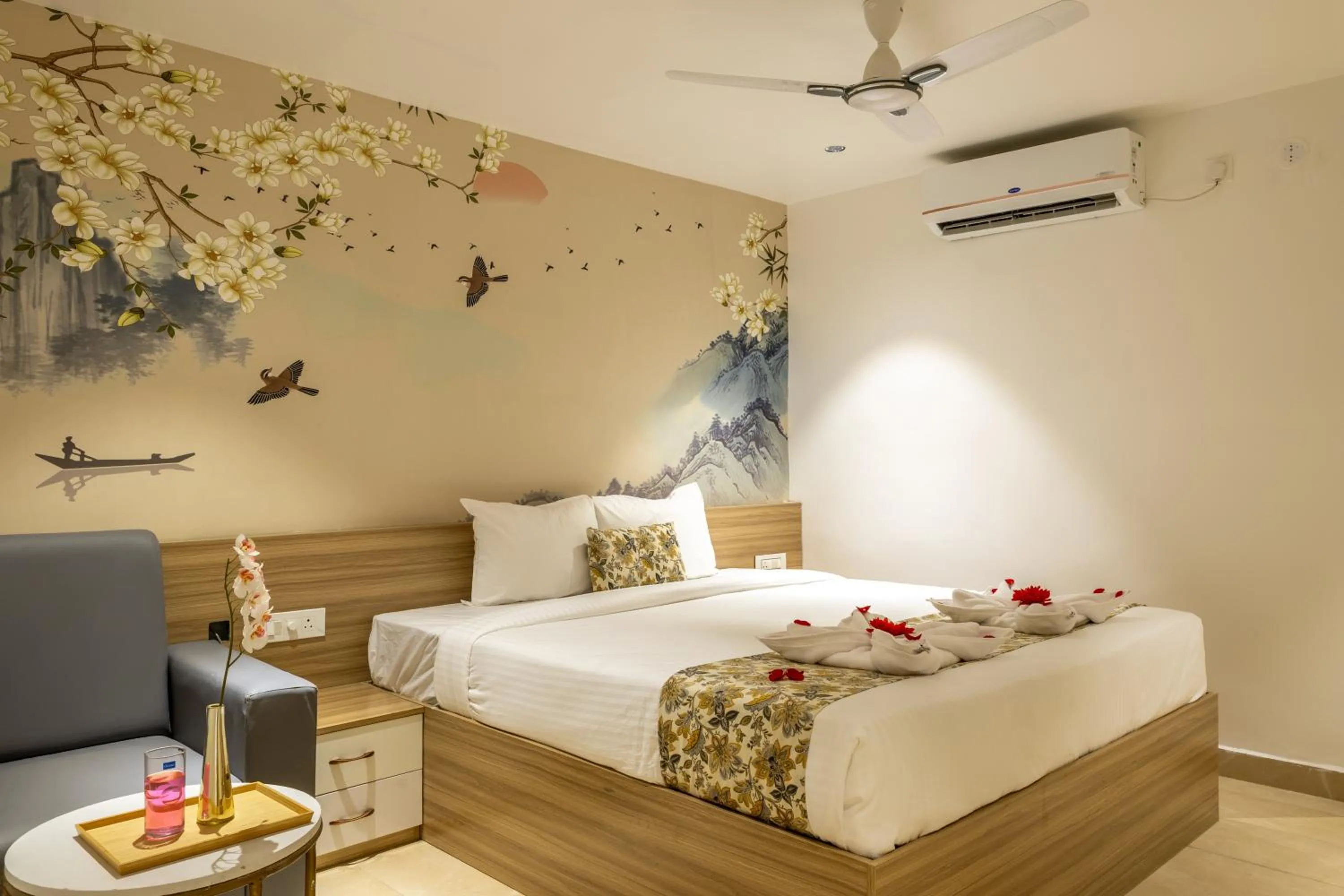 Bed in Hiwa Boutique Hotel