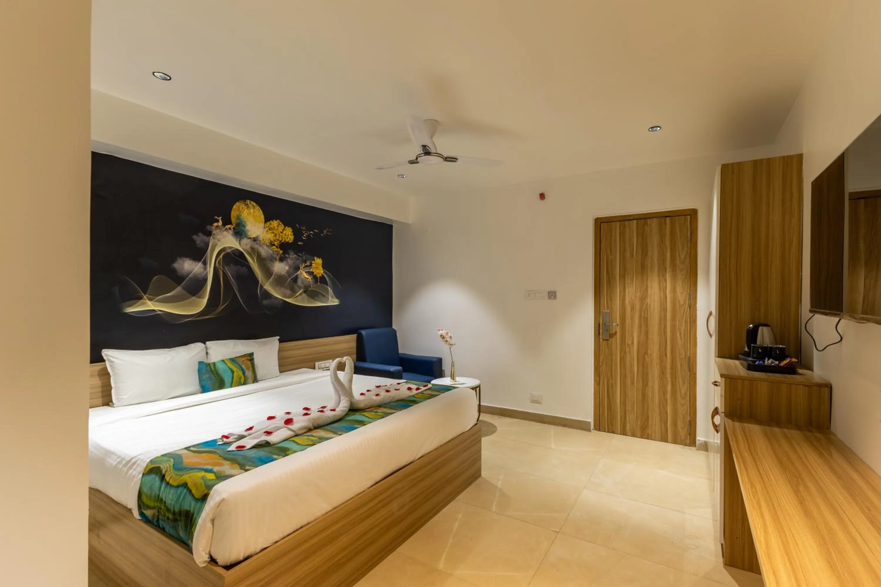 Bed in Hiwa Boutique Hotel