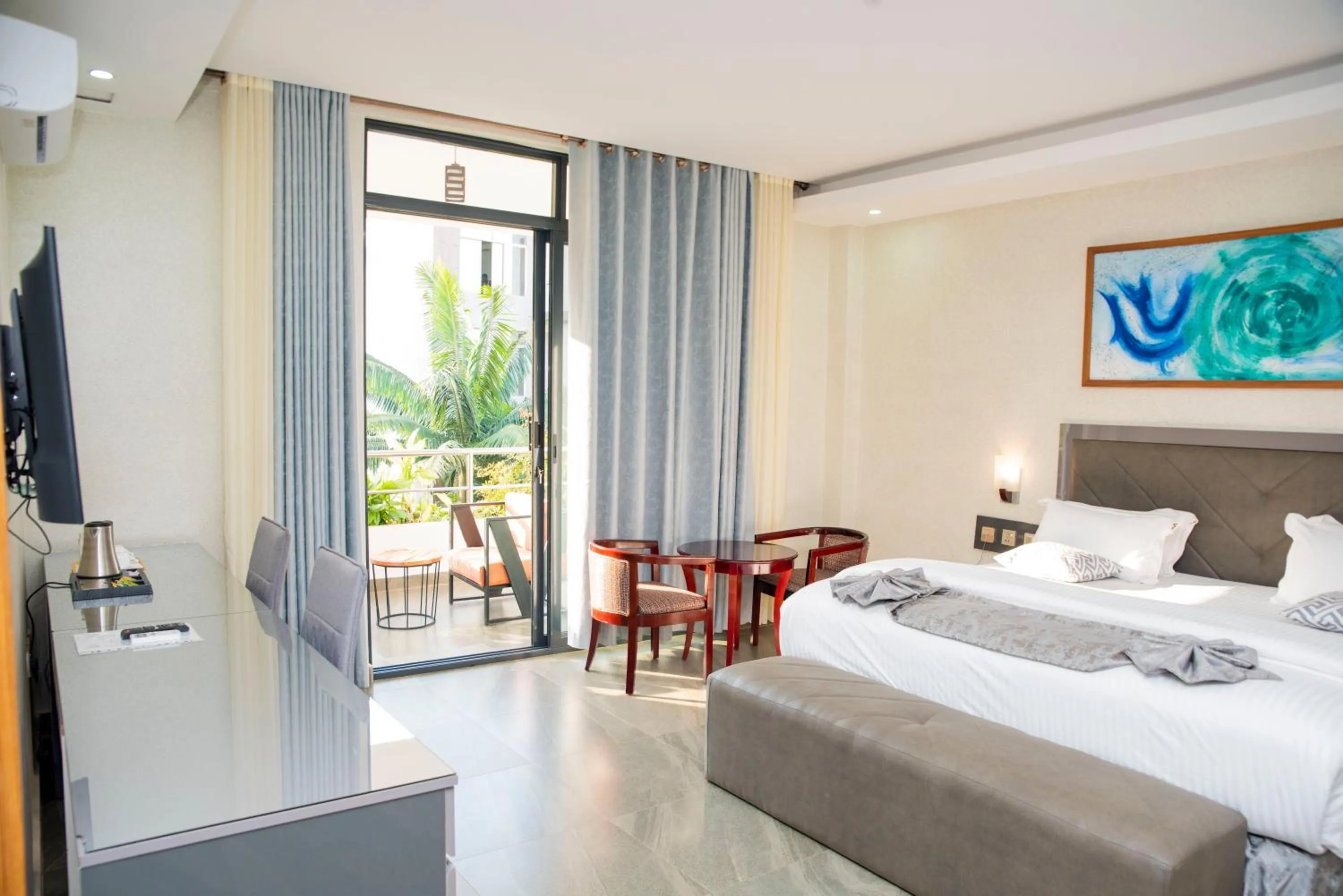 Bed in Grazia Apartment Hotel