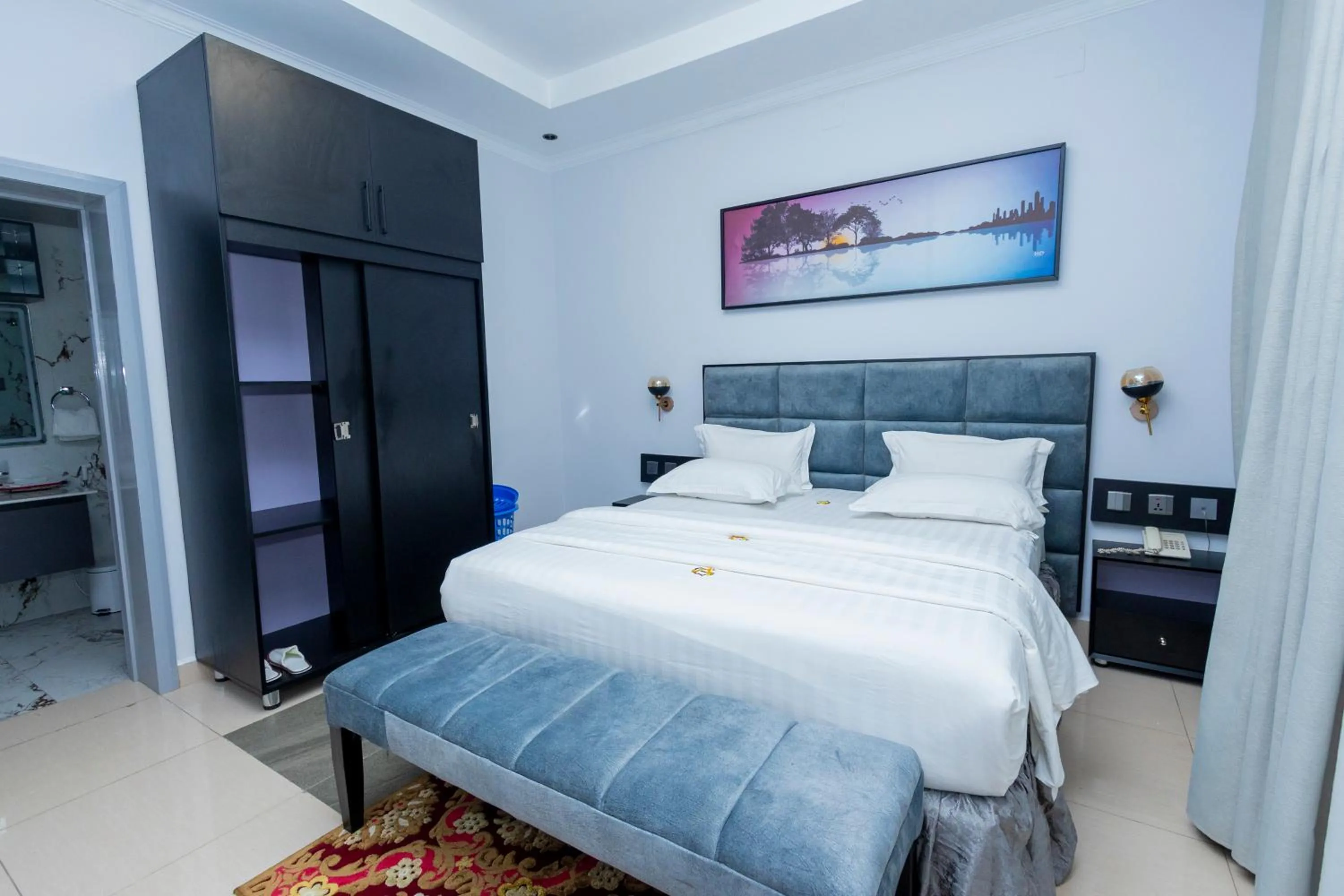 Bed in Grazia Apartment Hotel