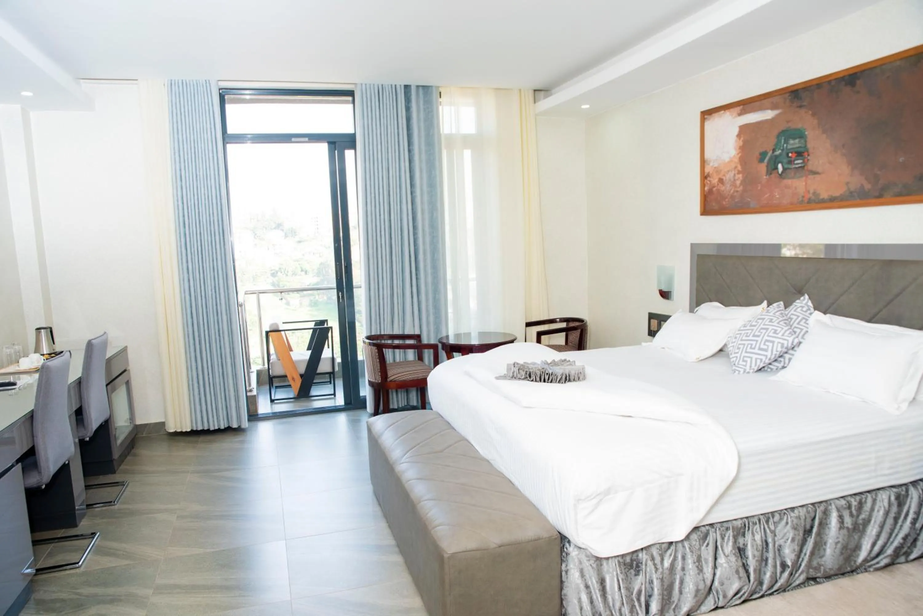 Bed in Grazia Apartment Hotel